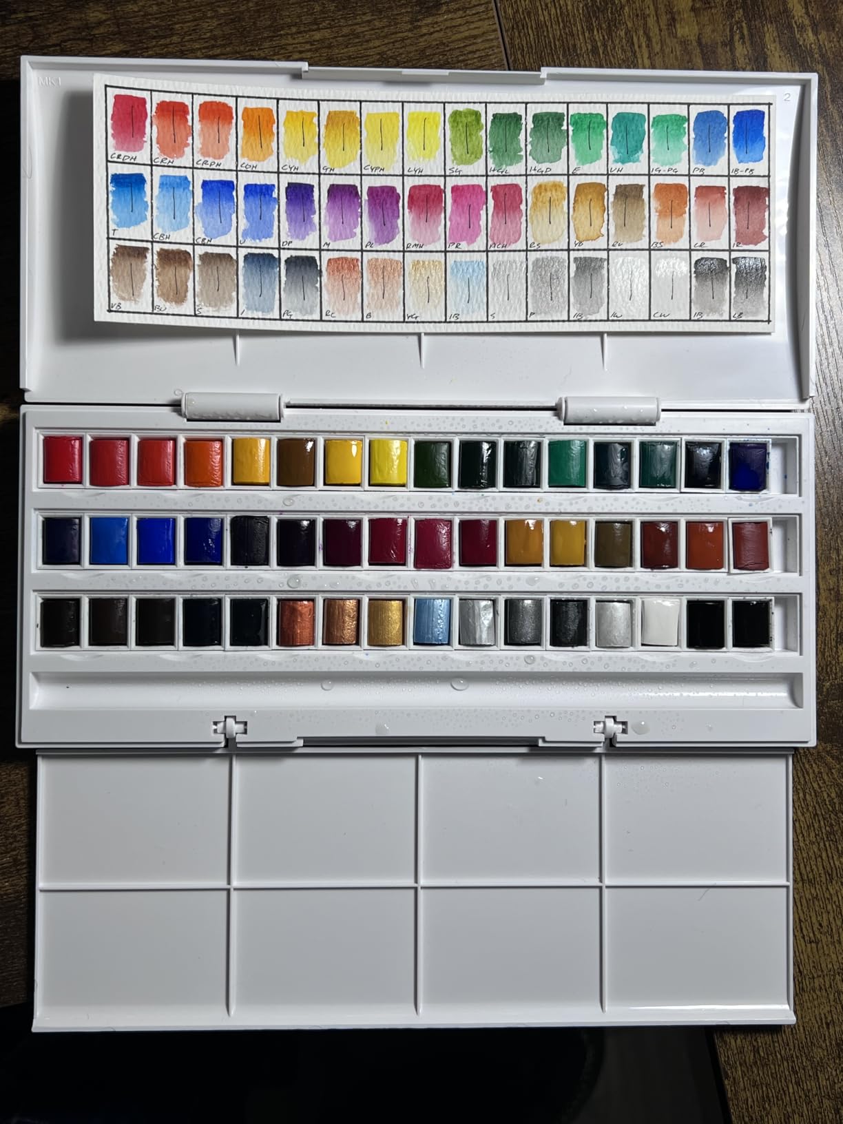 Winsor & Newton Cotman Watercolor Paint Set, Sketchers' Pocket Set, 12 Half Pan w/ Brush customer photo 2