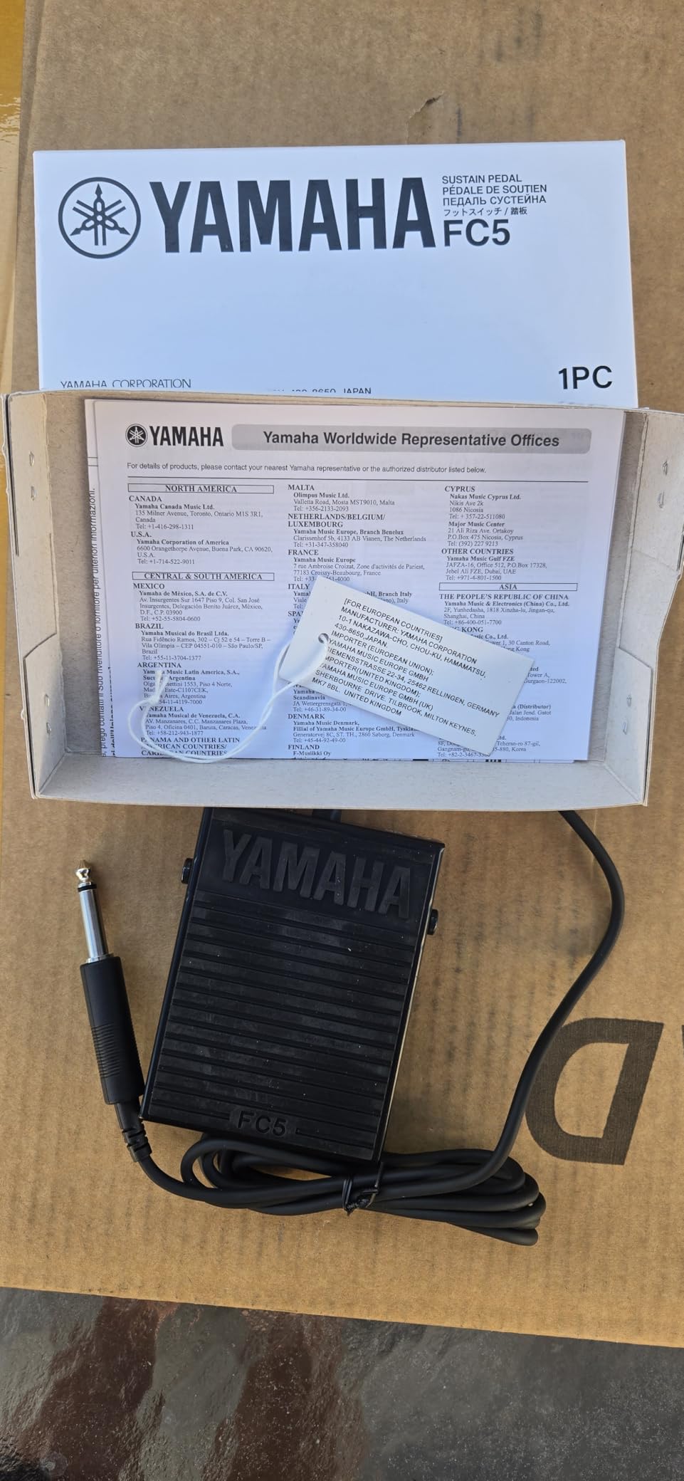 Yamaha FC5MM Sustain Pedal for Keyboards customer photo 2