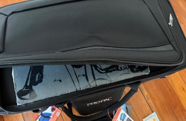 Protec Trumpet Rectangular PRO PAC Case with Mute Storage Compartment, Model PB301 Black customer photo 2