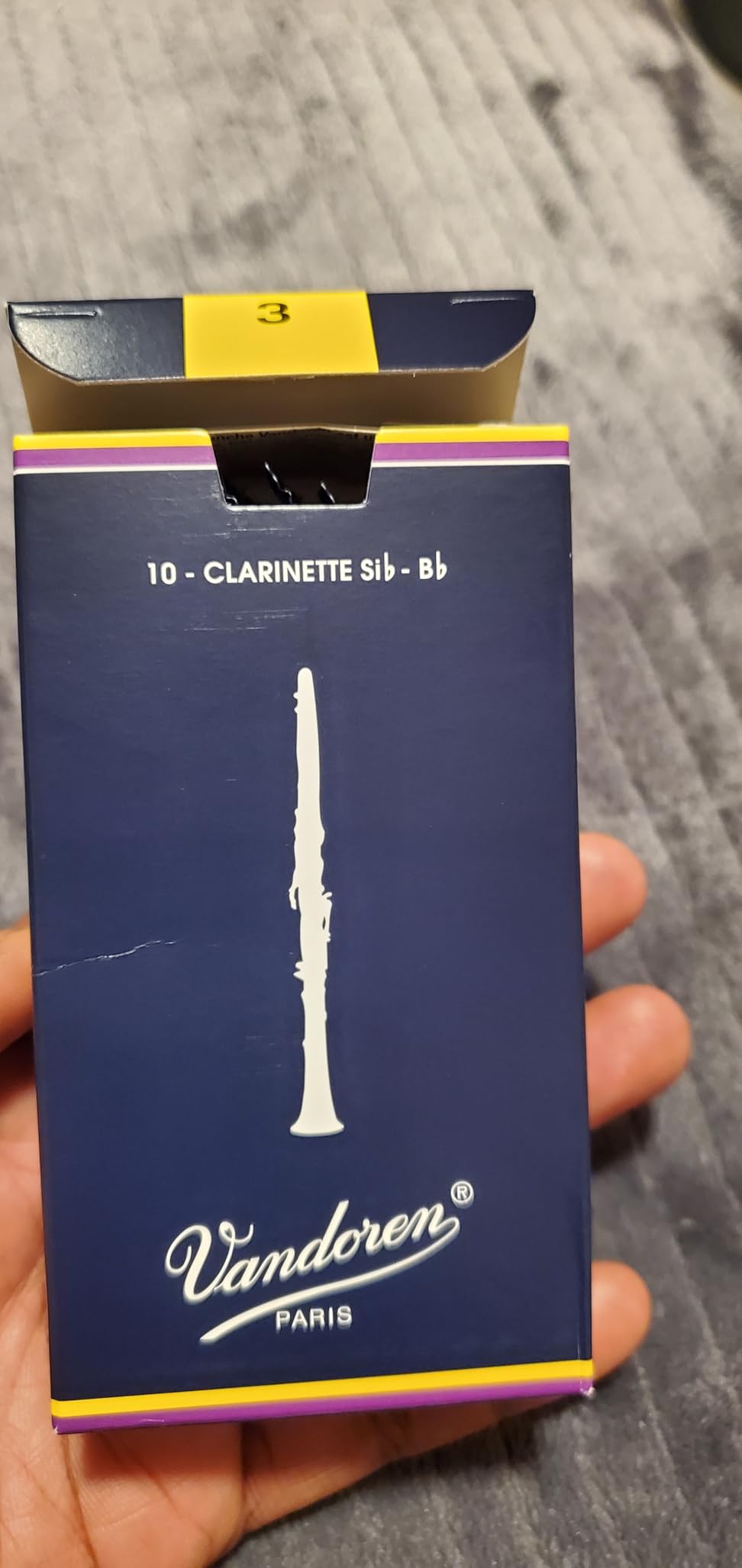 Vandoren CR103 Bb Clarinet Traditional Reeds Strength 3; Box of 10 customer photo 2