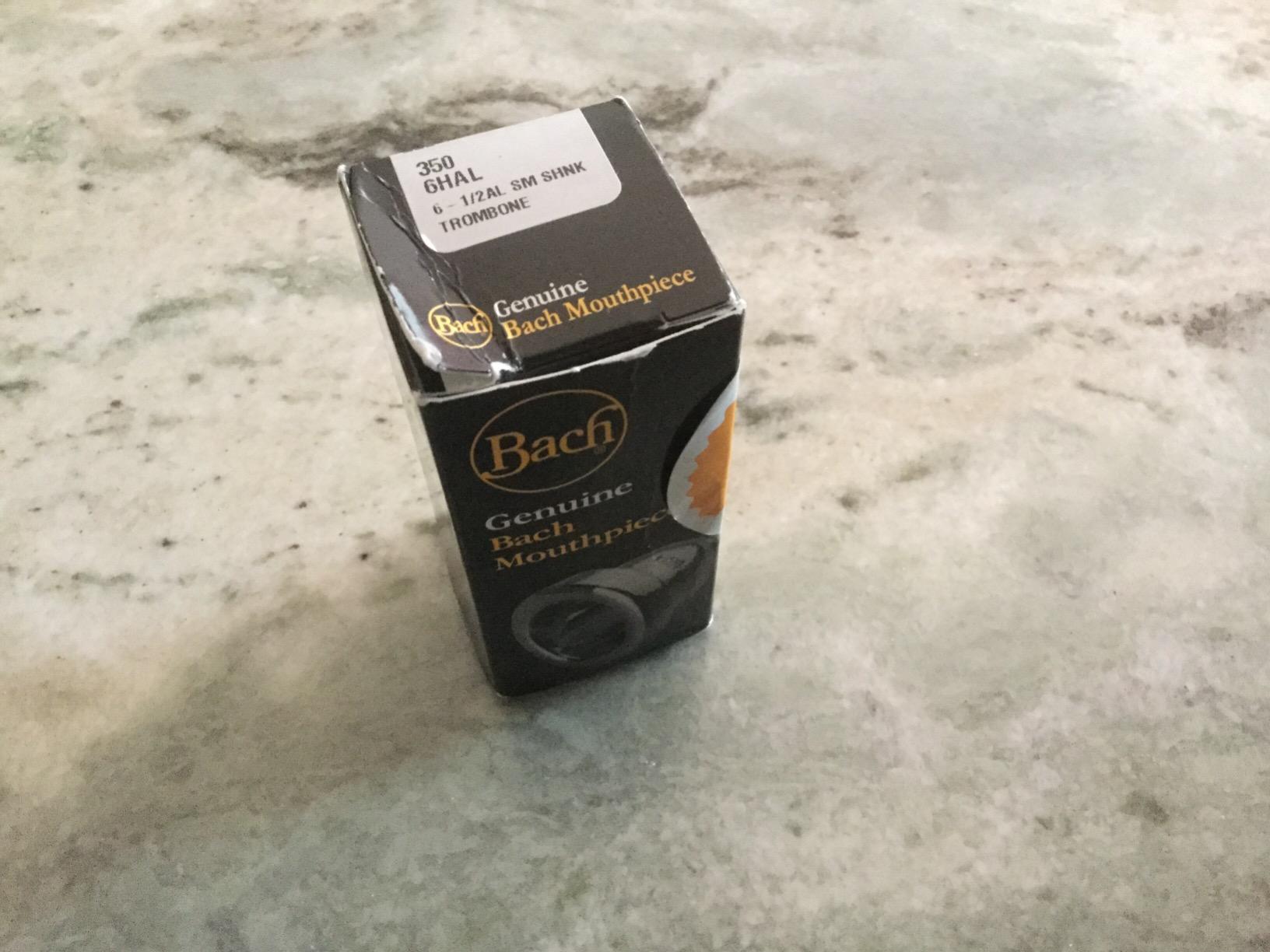 Bach 3415G Classic Large Shank Trombone Mouthpiece, 5G customer photo 2