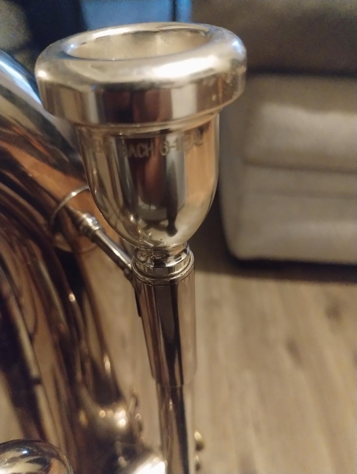 Bach 6.5AL Mega Tone Large Shank Trombone Mouthpiece customer photo 1