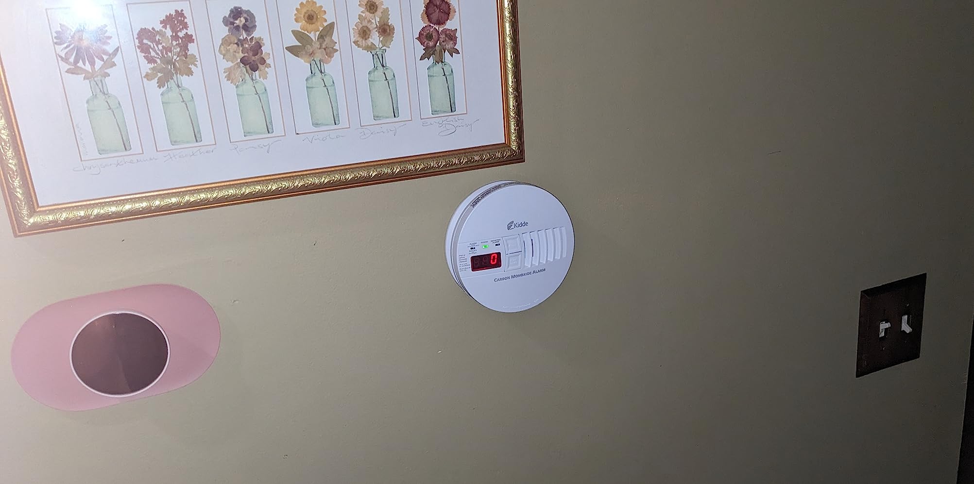 Kidde Hardwired Carbon Monoxide Detector with 9-Volt Battery Backup, Digital LED Display customer photo 2