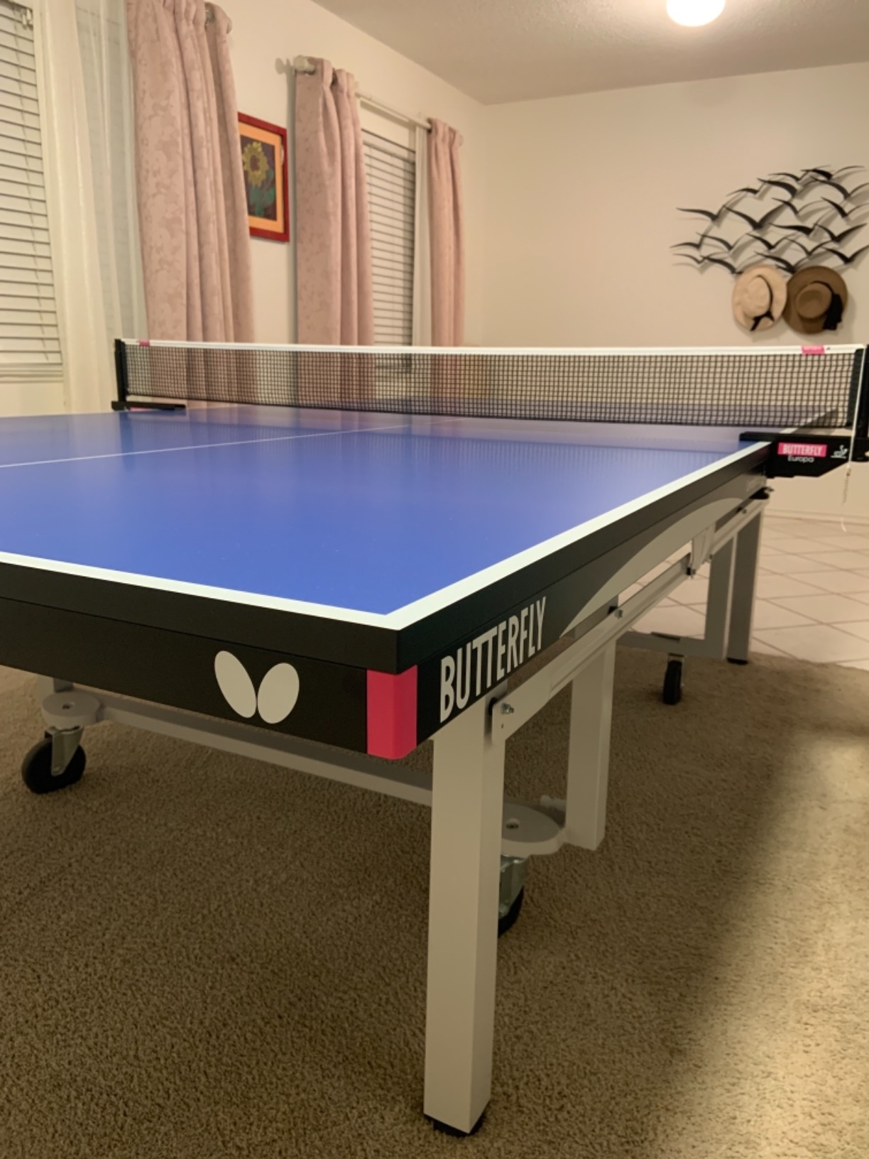 Butterfly Centrefold 25 Table Tennis Table - ITTF Approved - Professional Rollaway - 5-Year Warranty - No Assembly customer photo 2