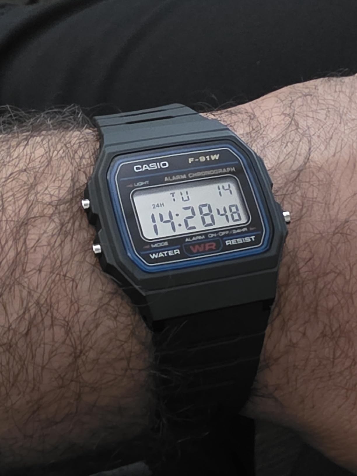 Casio F91W Series | Digital Watch | Water Resistant | LED Light | 1/100 SEC Stopwatch | Regular Time Keeping (HR, Min, SEC, PM, Date, Day) | Daily Alarm | Lightweight | 7 Year Battery customer photo 2