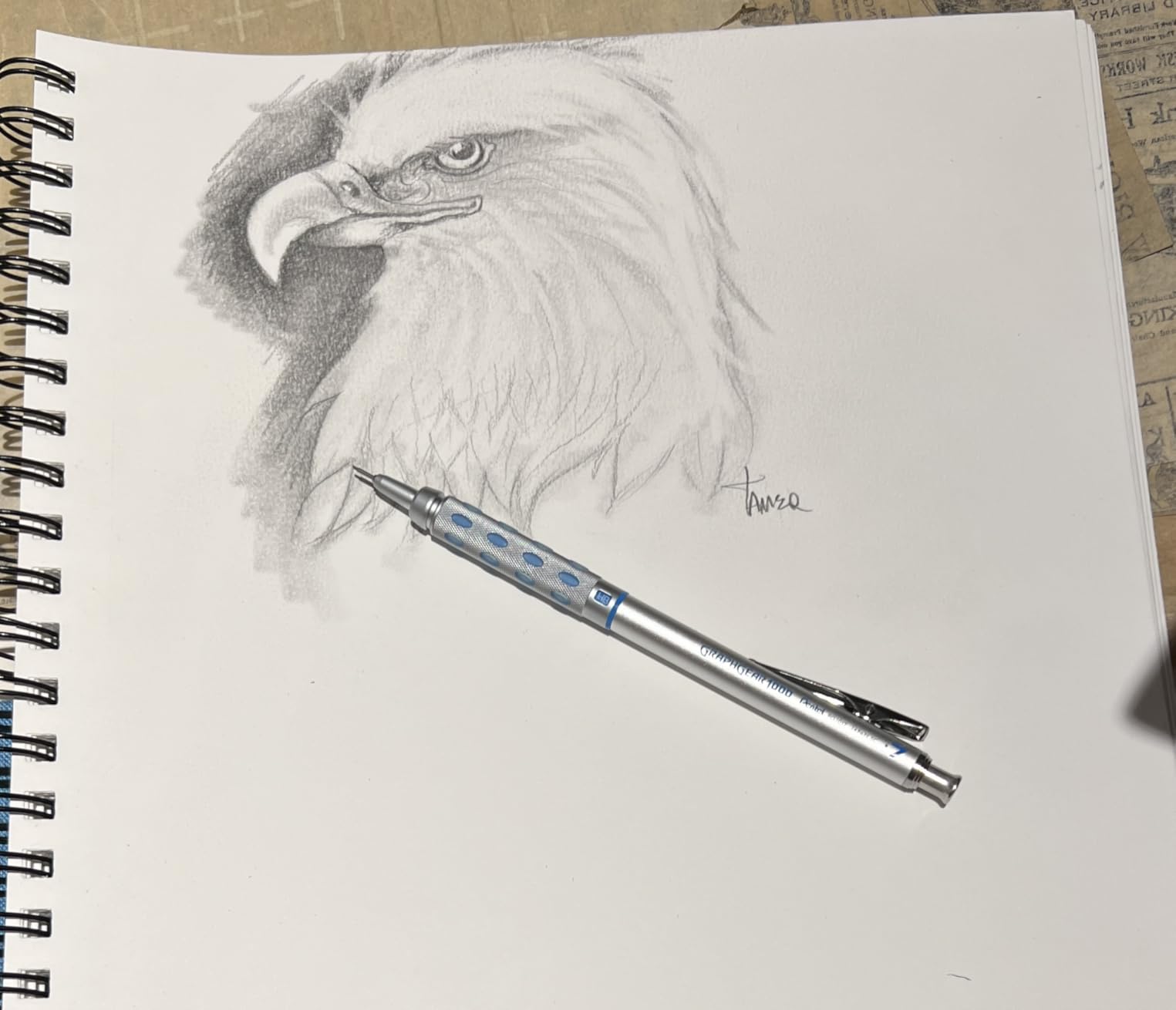 Pentel Graph Gear 1000 Automatic Drafting Pencil, 0.7mm Lead Size, Blue Barrel customer photo 1