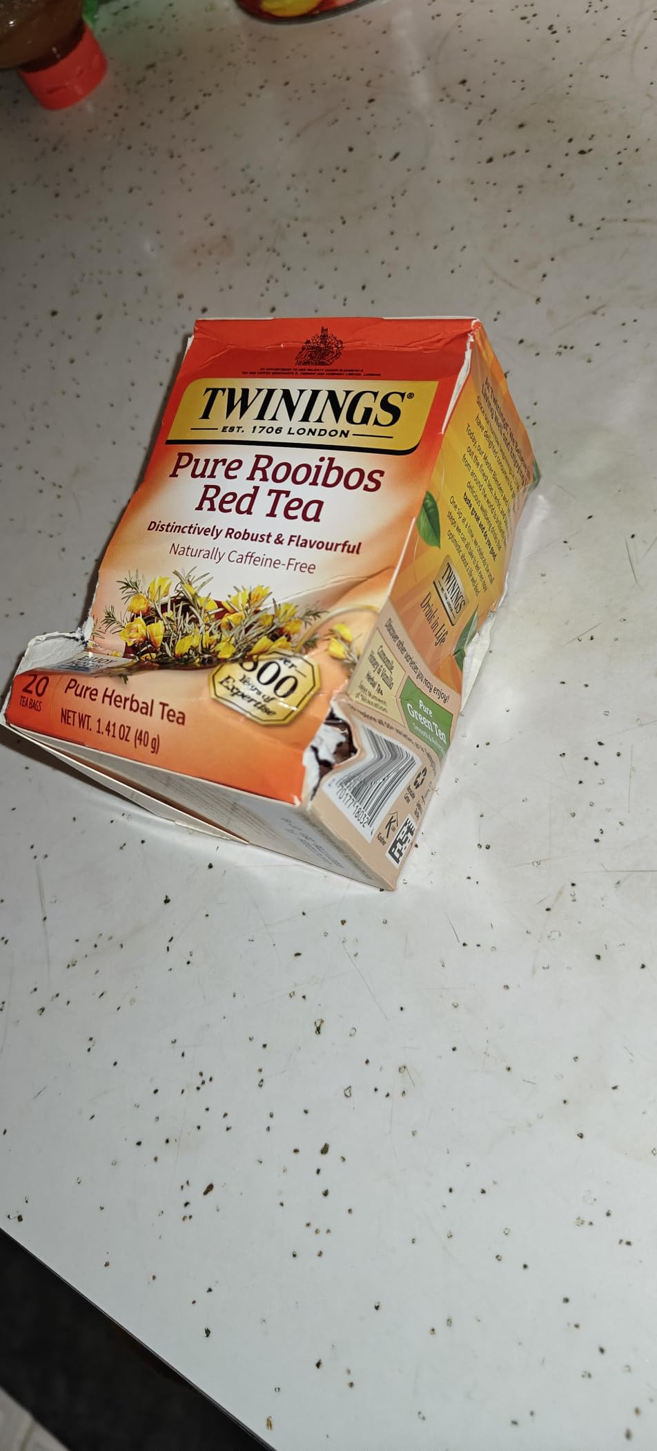 Twinings Pure Rooibos Red Herbal Tea Individually Wrapped Bags, 20 Count (Pack of 6), Sweet with Uplifting Aroma, Naturally Caffeine-Free, Enjoy Hot or Iced, 120 Teabags customer photo 2