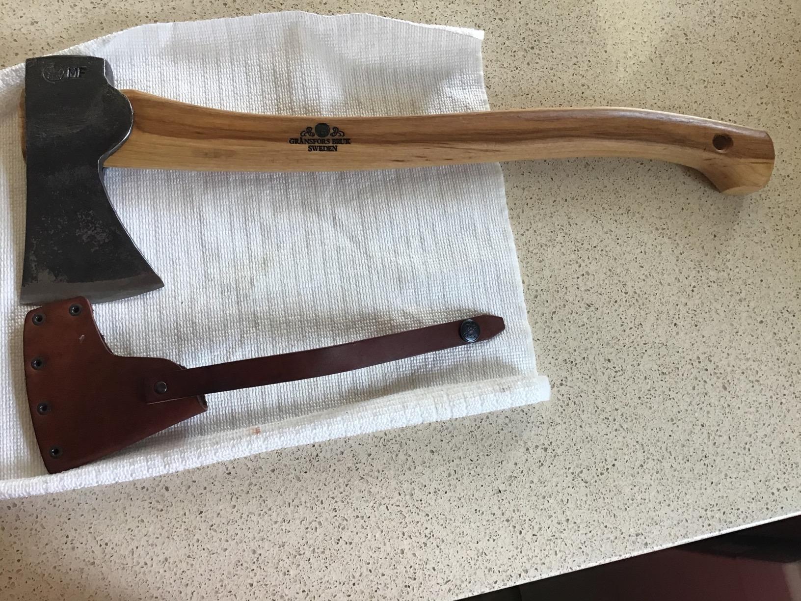 Gransfors Bruks Small Forest Axe 19 Inch, 420 customer photo 1