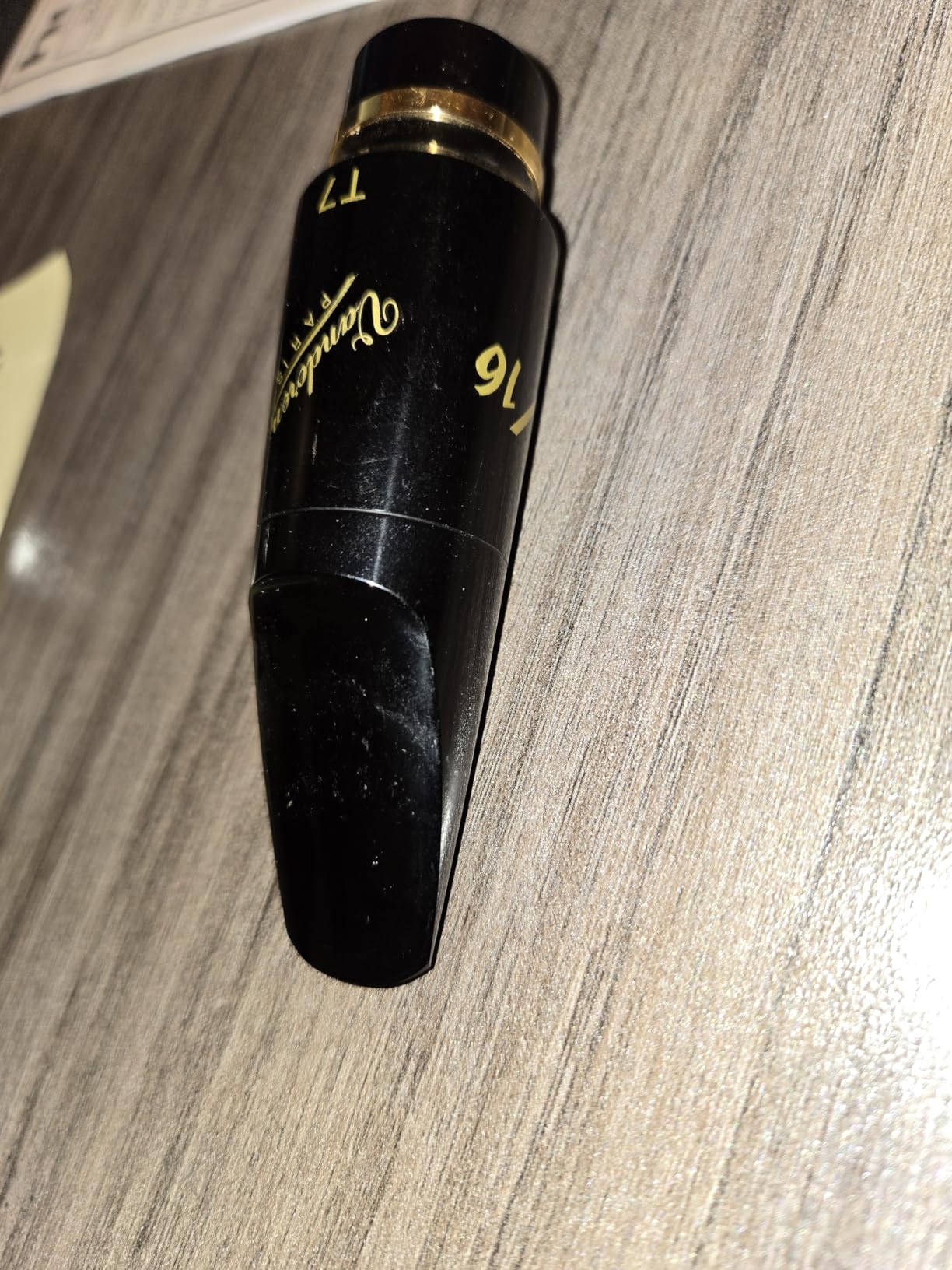 Vandoren SM823E T7 V16 Ebonite Tenor Saxophone Mouthpiece customer photo 1