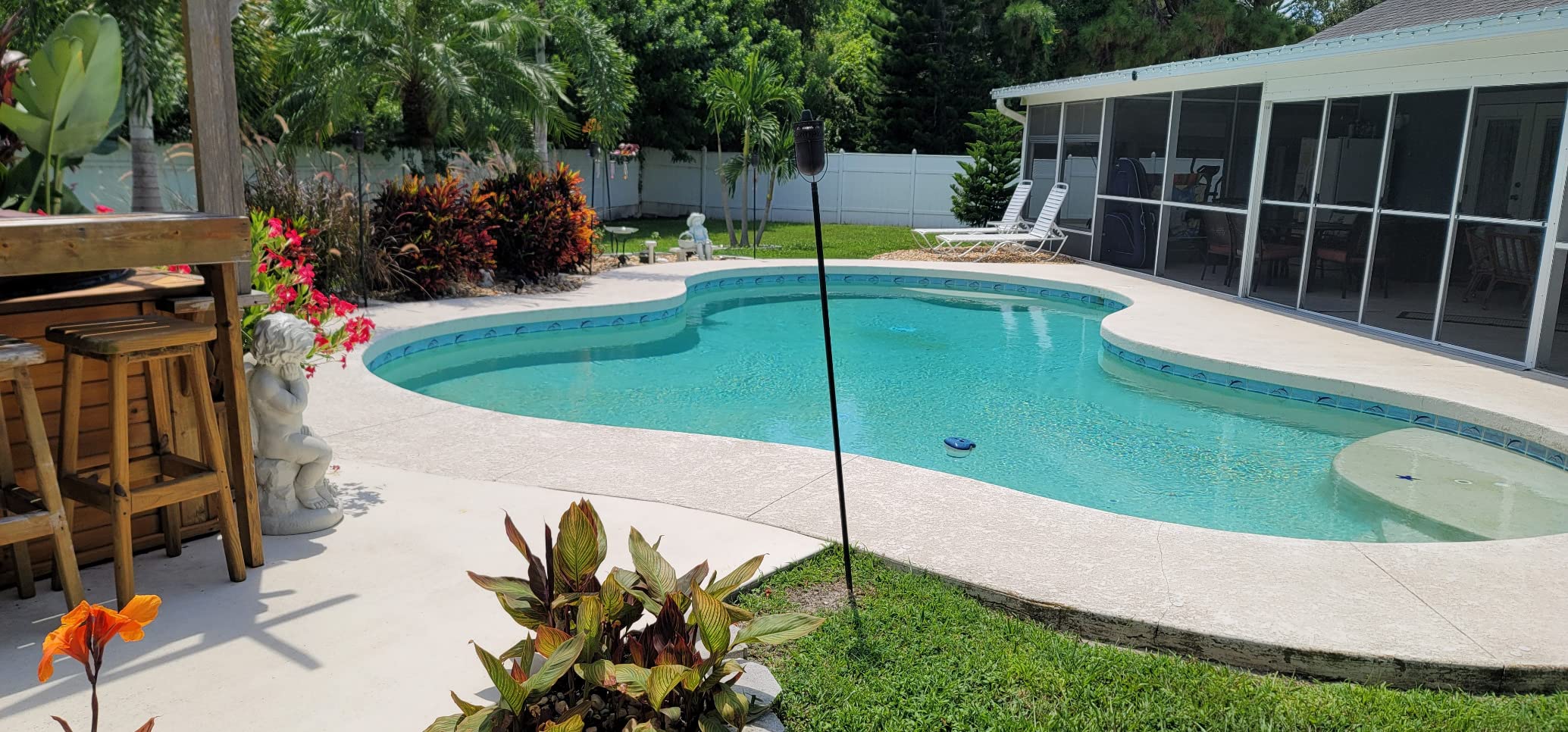 Poolmaster 5-Inch Stainless Steel Pool Algae Detail Brush, Heavy-Duty Aluminum Back, for Gunite Concrete Pools and Spas, Small Narrow Head for Corners, Steps and Tight Areas customer photo 2