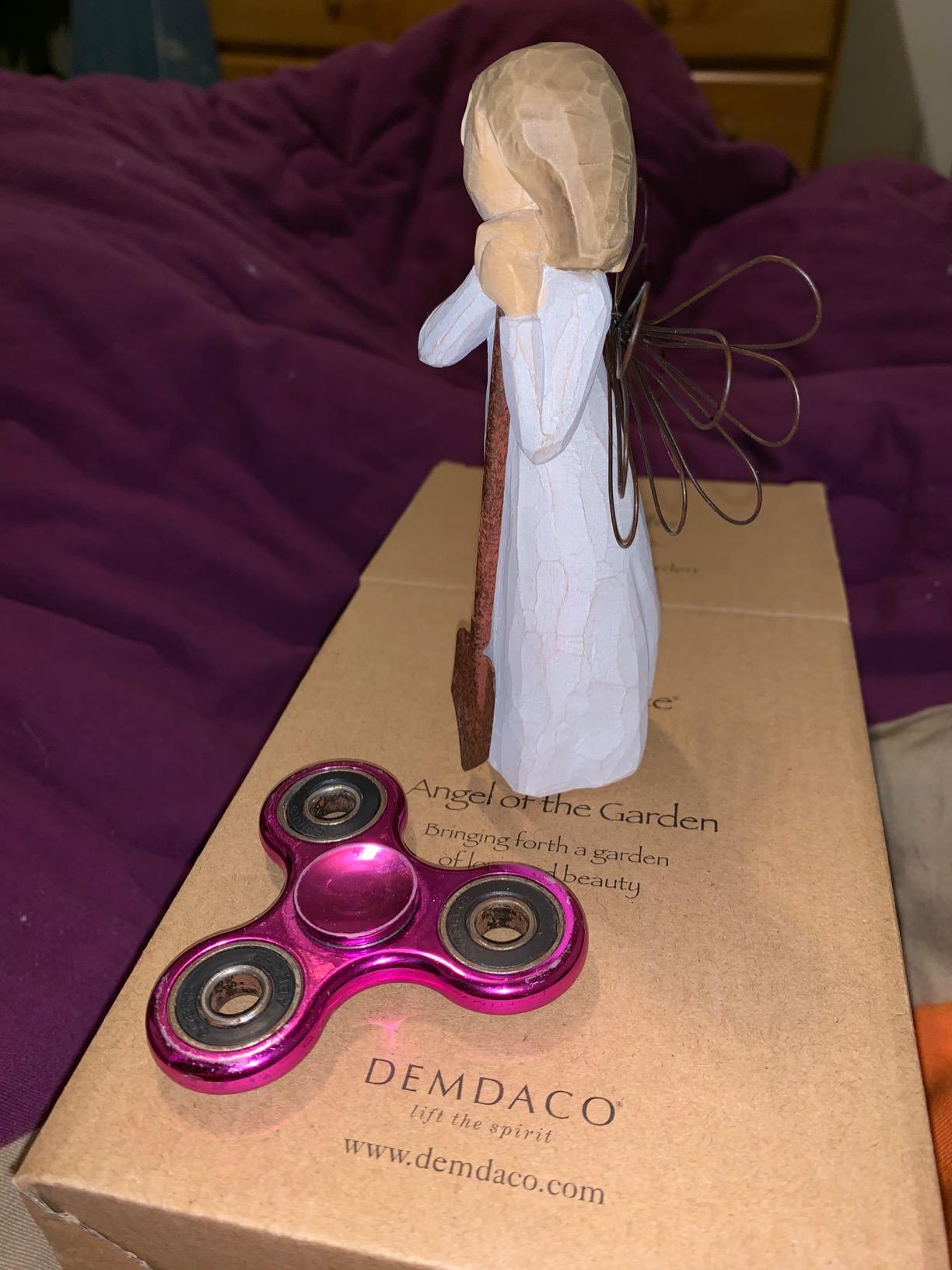 Willow Tree Angel of The Garden, Bringing Forth a Garden of Love and Beauty, Gift to Celebrate Friendships, People with Green Thumbs, Sculpted Hand-Painted Angel Figurine customer photo 1