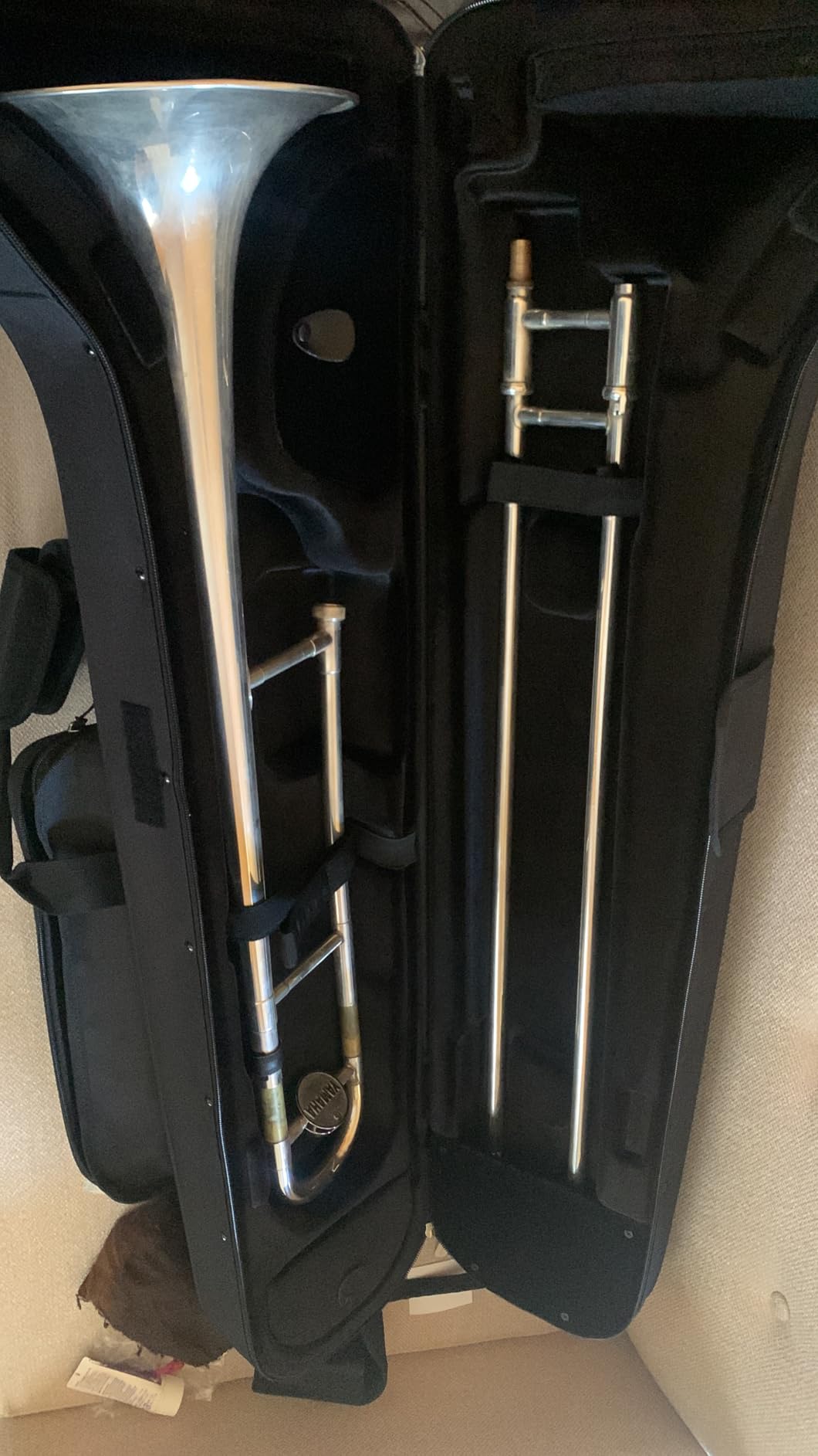 Protec Tenor Trombone Contoured MAX Case (F Attachment), Black, Model MX306CT customer photo 2