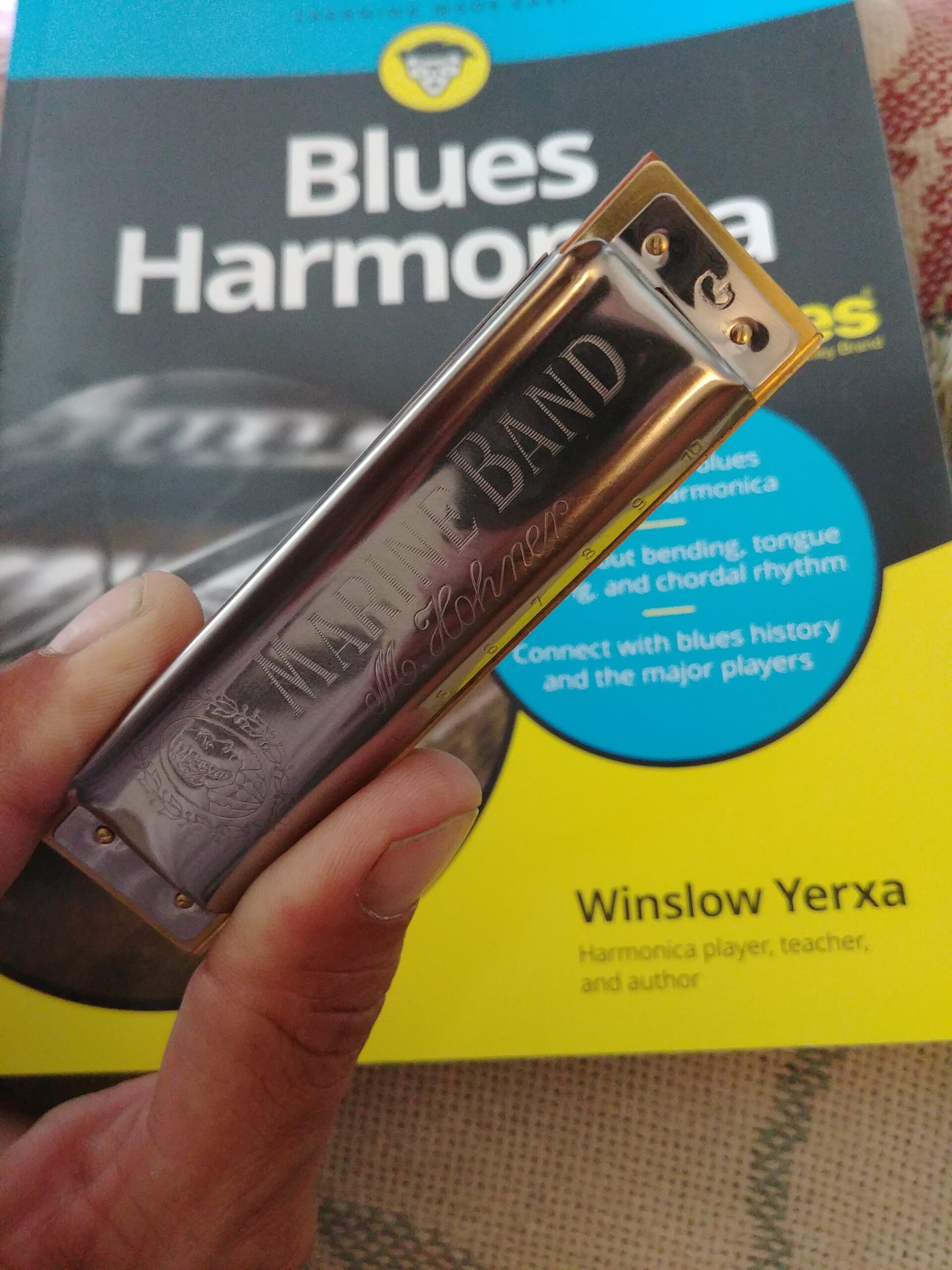 Hohner Marine Band 1896 Diatonic Harmonica with Brass Body, Curved Covers, and Side Vents (Stainless Steel, 5-Pack) customer photo 2