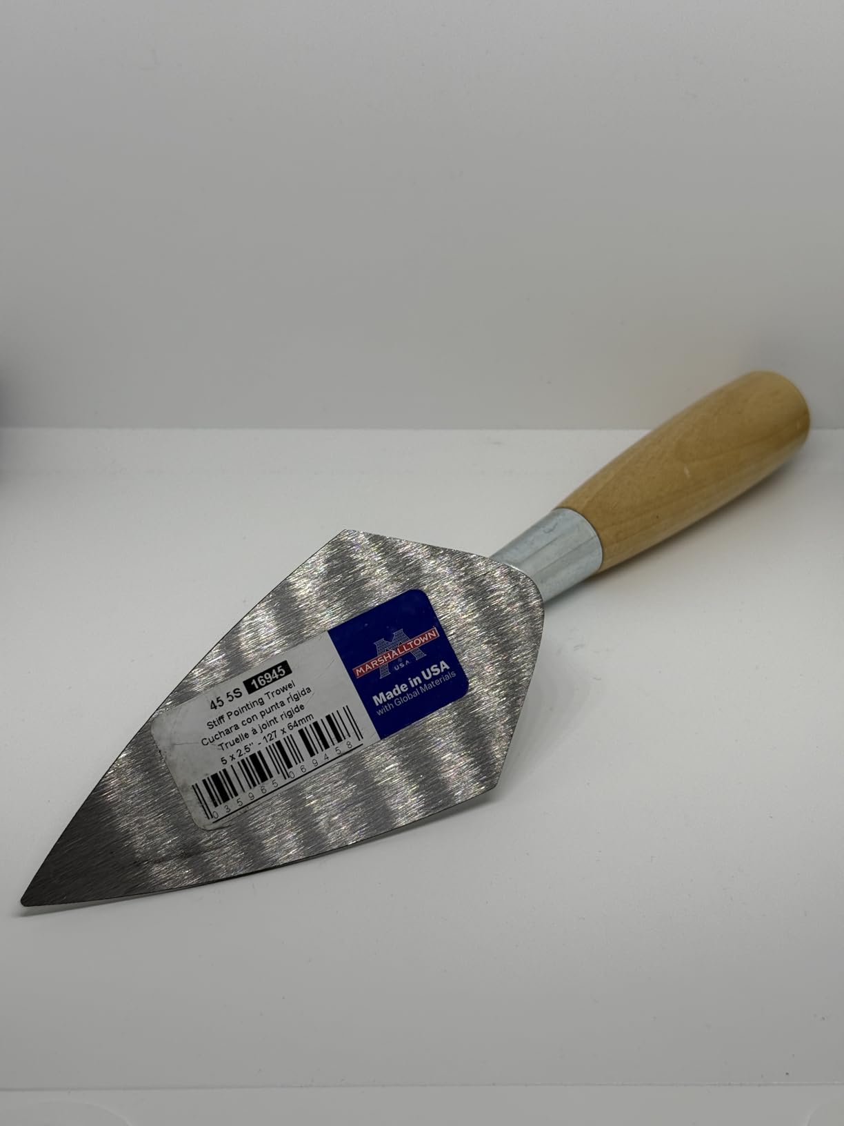 MARSHALLTOWN Archaeology Pointing Trowel, Wood Handle, 5 x 2 1/2 Inch Heavy-Duty Pointing Trowel, Made in the USA, 45 5S customer photo 2