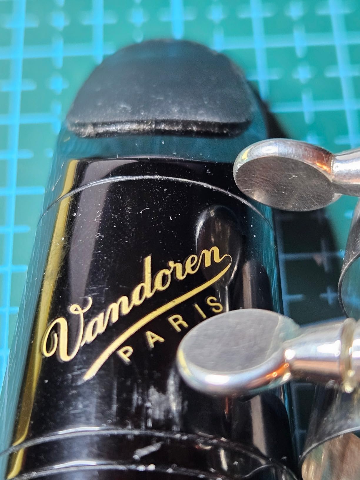 D'Addario H-Ligature & Cap, Bb Clarinet, Silver-plated customer photo 1