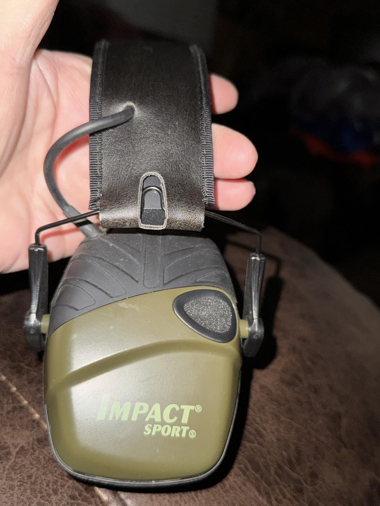 Howard Leight Impact Sport Sound Amplification Electronic Earmuff, Green (R - 01526) customer photo 2