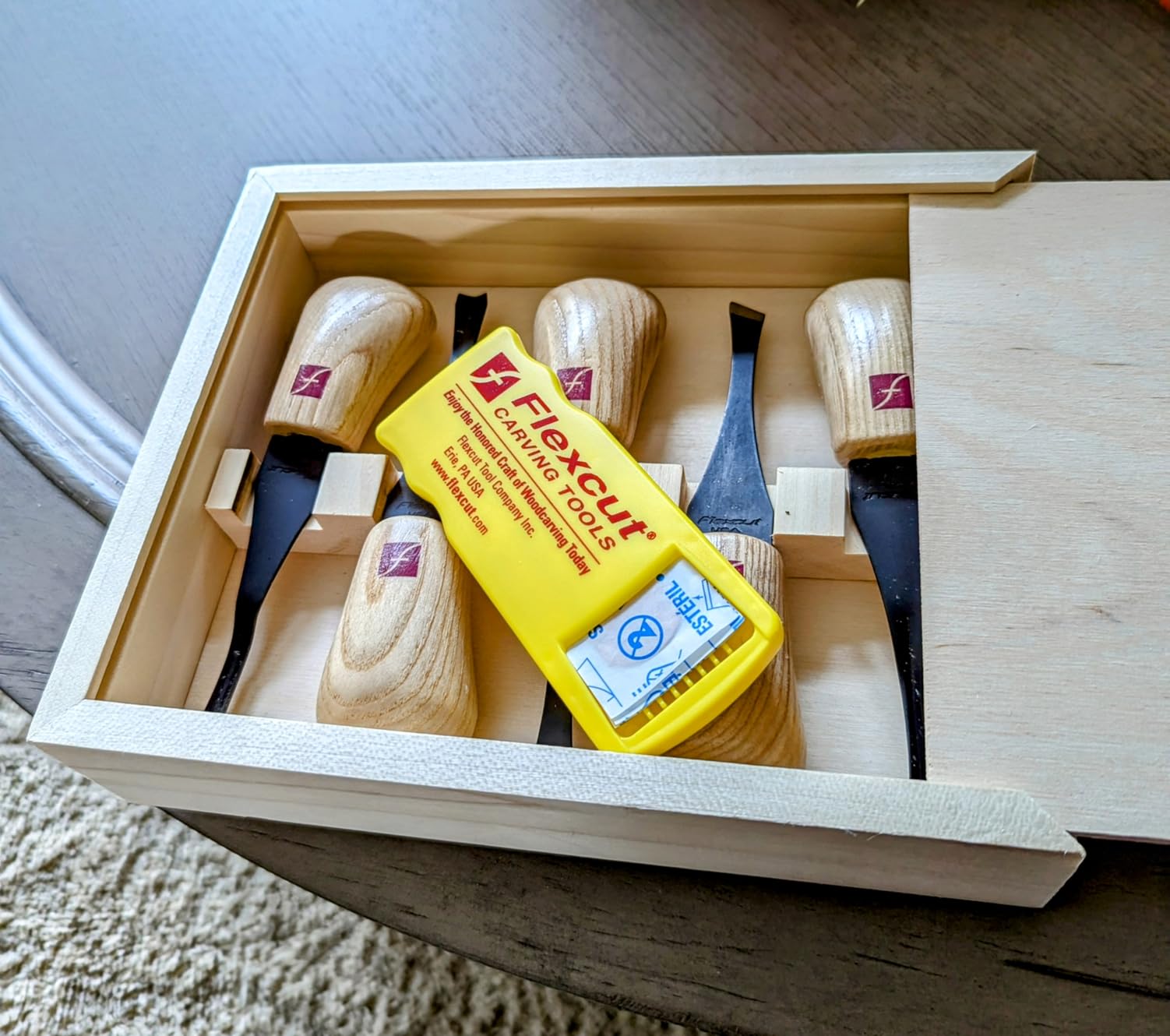 FLEXCUT Carving Tools - 3-Blade Interchangeable Set with Palm-Style Handles customer photo 2
