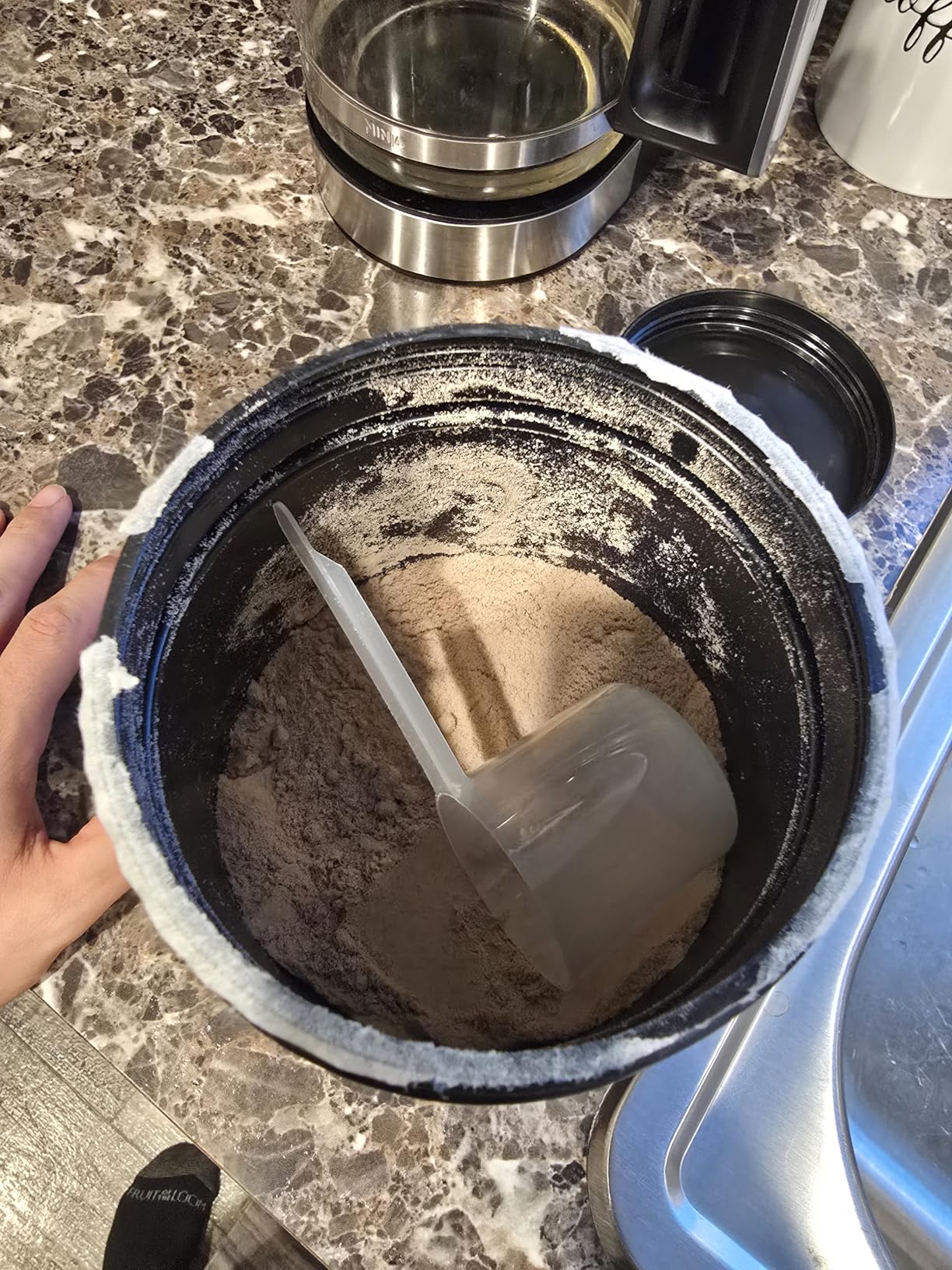 Optimum Nutrition Gold Standard 100% Whey Protein Powder, Double Rich Chocolate 1.98 Pound (Packaging May Vary) customer photo 1