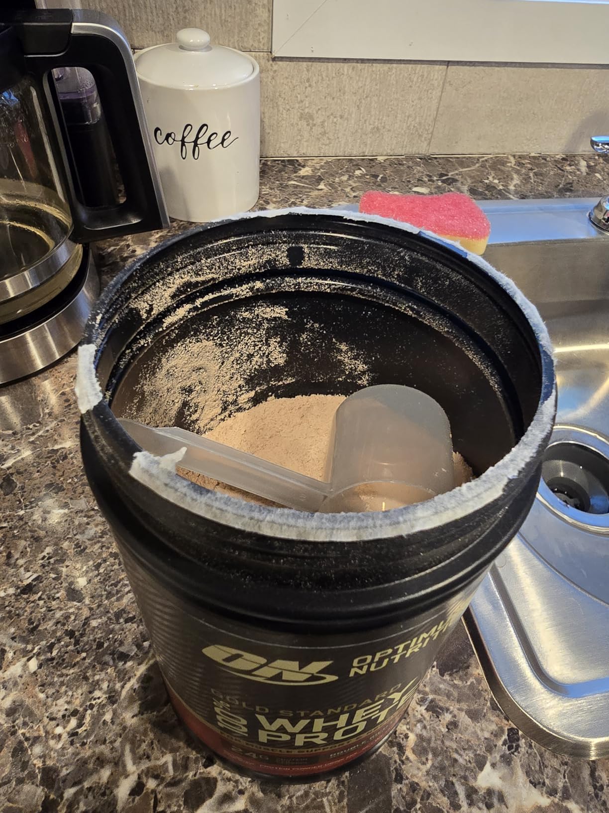 Optimum Nutrition Gold Standard 100% Whey Protein Powder, Double Rich Chocolate 1.98 Pound (Packaging May Vary) customer photo 2