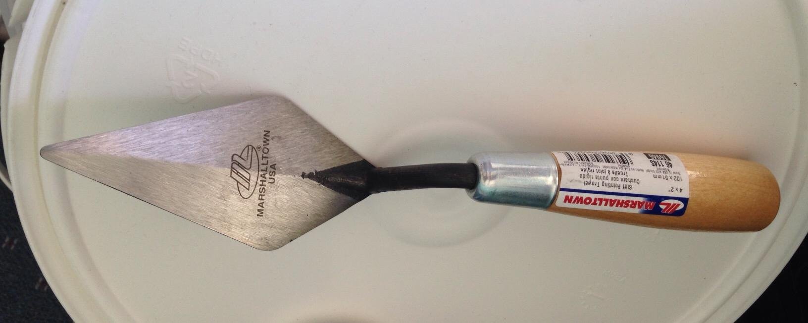 MARSHALLTOWN Archaeology Pointing Trowel, 4 x 2 Inch London Pattern Blade, High Carbon Steel, Wood Handle, Made in The USA, 46 114S customer photo 1