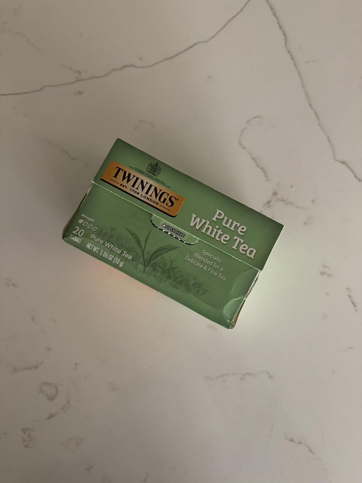 Twinings Pure White Tea Individually Wrapped Bags, 20 Count customer photo 2