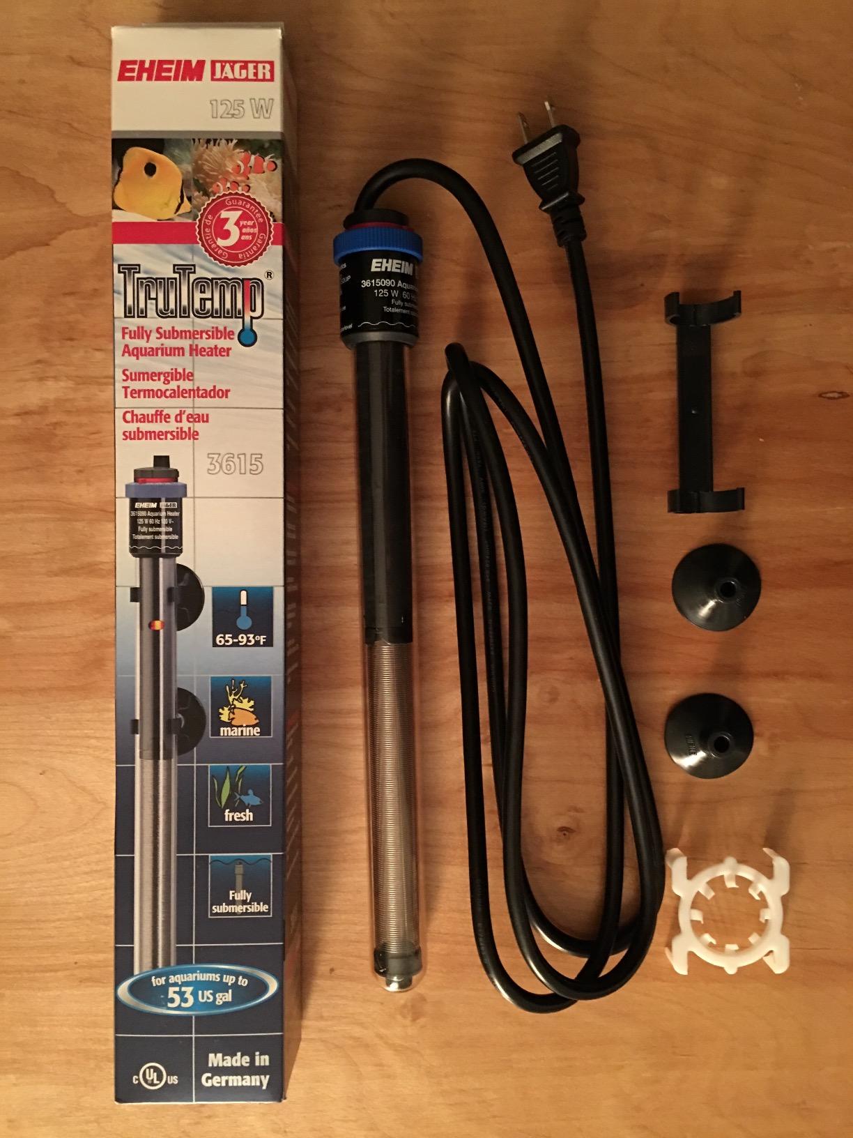 EHEIM Jager Aquarium Thermostat Heater 125W customer photo 1