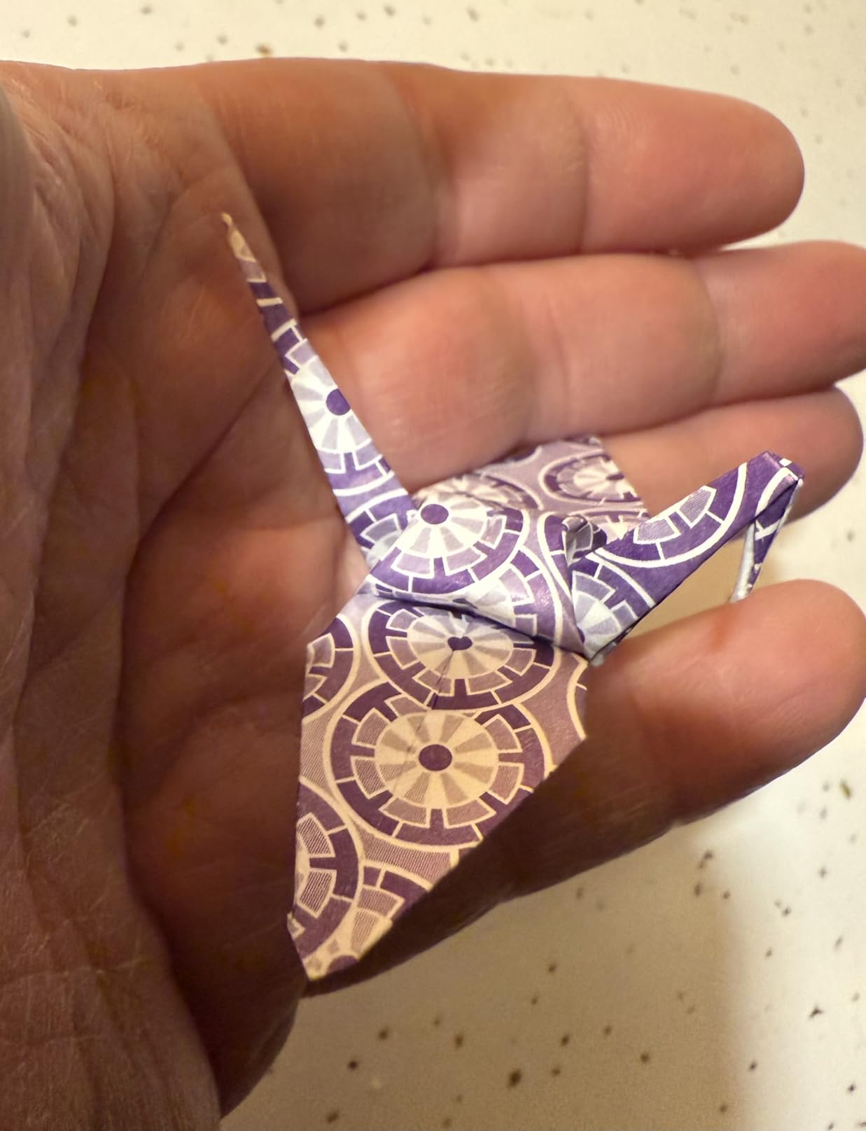 JapanBargain, 300 Sheets Japanese Washi Paper Chiyogami Paper Origami Folding Paper Yuzen Style 3 inch Made in Japan, 7.5 cm customer photo 2