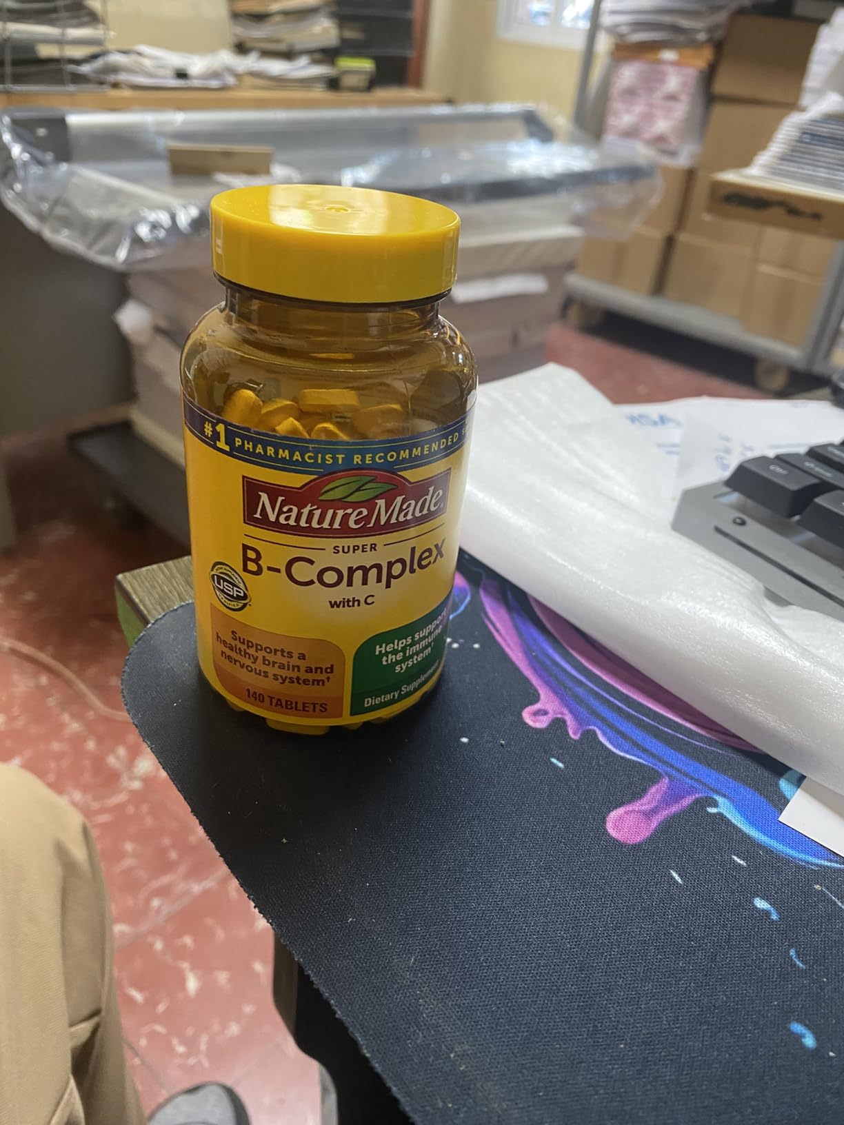 Nature Made Super B Complex with Vitamin C & Folic Acid, B Complex Vitamins for Women and Men, Dietary Supplement for Immune Support, 140 Tablets, 140 Day Supply customer photo 2