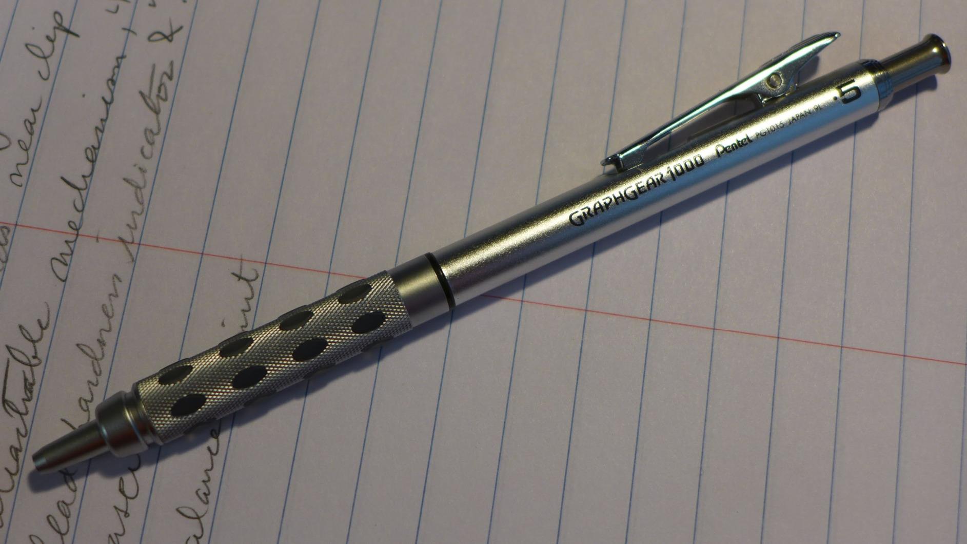 Pentel GraphGear 1000 Automatic Drafting Pencil (0.3mm), Black Accents customer photo 2