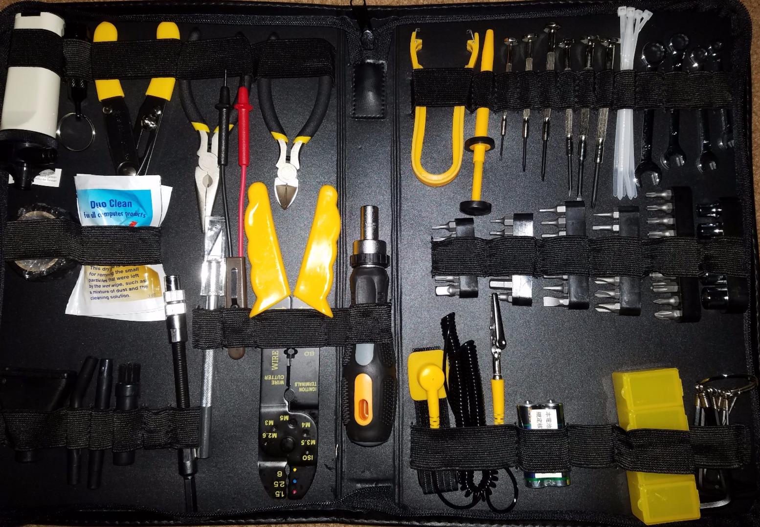 Syba SY-ACC65053 100 Piece Computer Technician Tool Kit for Repairing, Wiring, Cleaning, and Testing customer photo 2