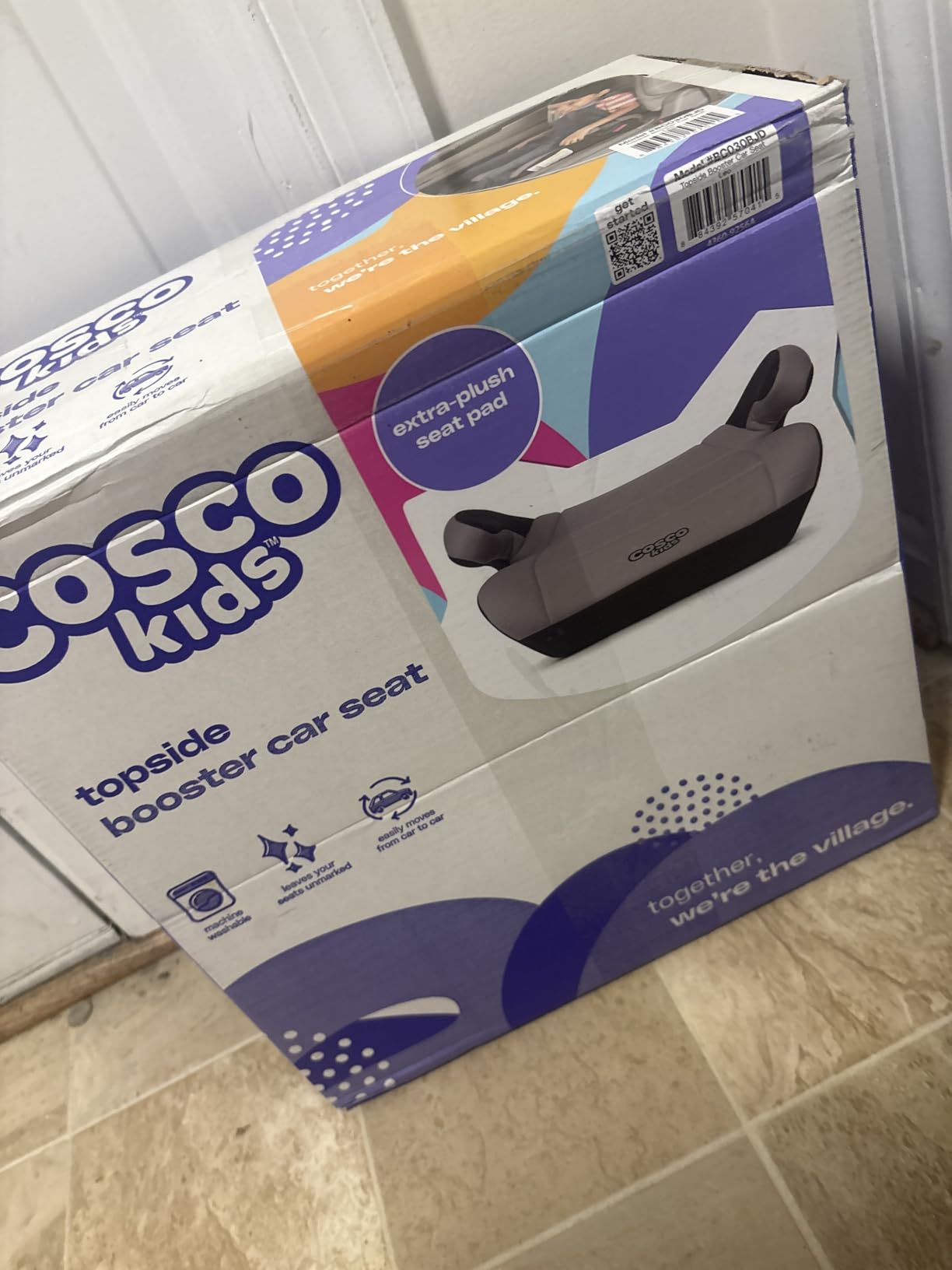 Cosco Topside Backless Booster Car Seat, Lightweight Booster Seats for Cars 40-100 lbs, Backless Booster Seat for Car, Leo customer photo 1