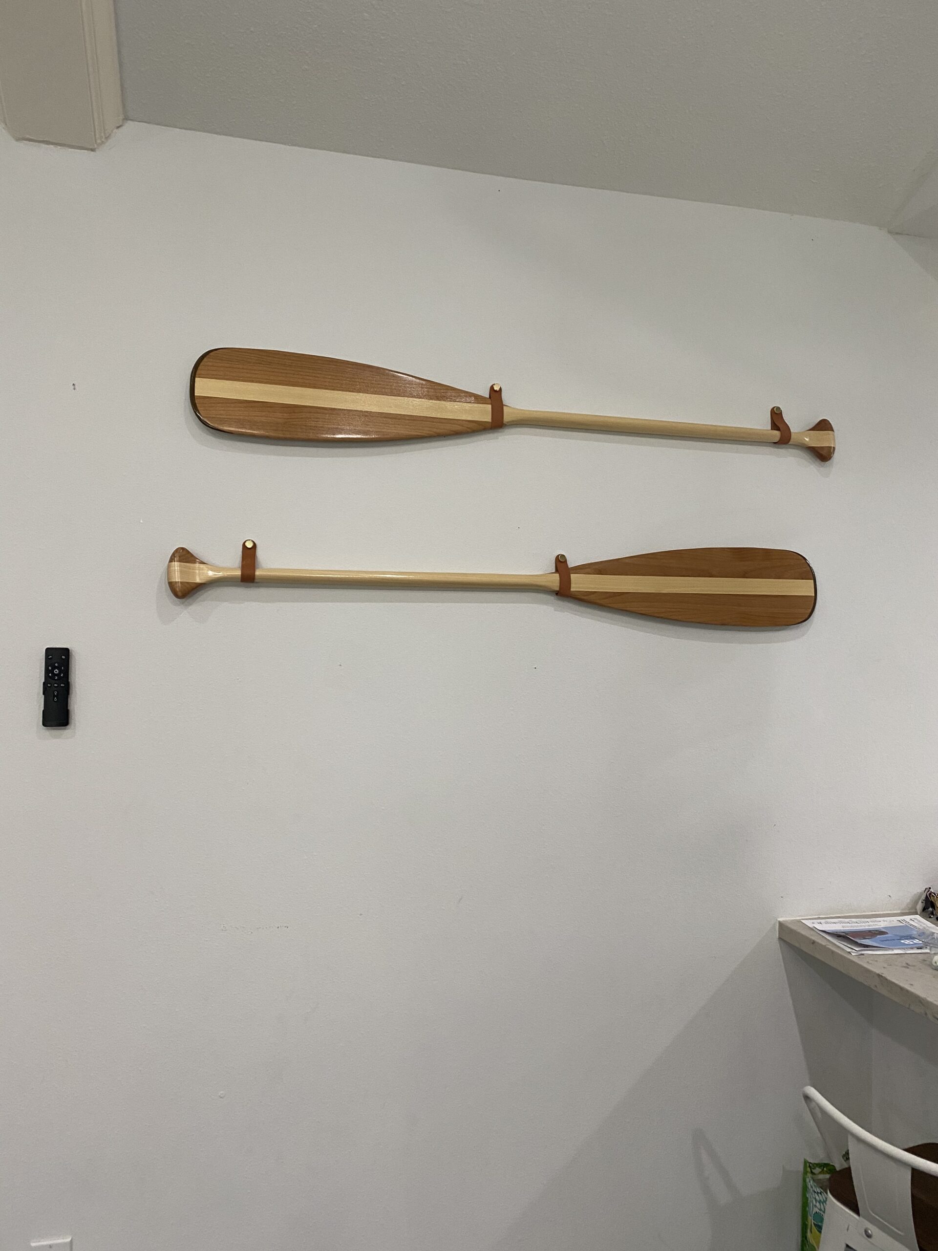 BENDING BRANCHES Beavertail - Recreational Wood Canoe Paddle with Palm Grip customer photo 2