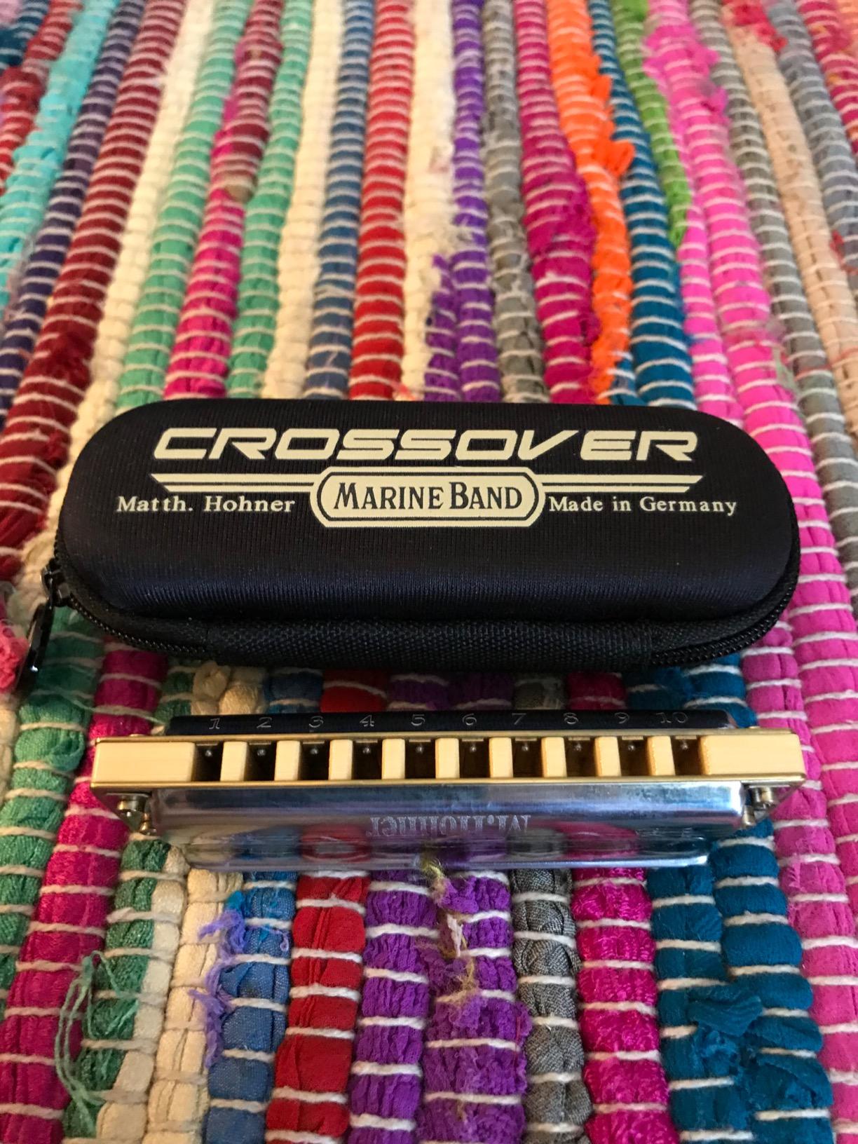 Hohner Harmonicas Marine Band Crossover, Key of C, Stainless Steel, Bamboo customer photo 2