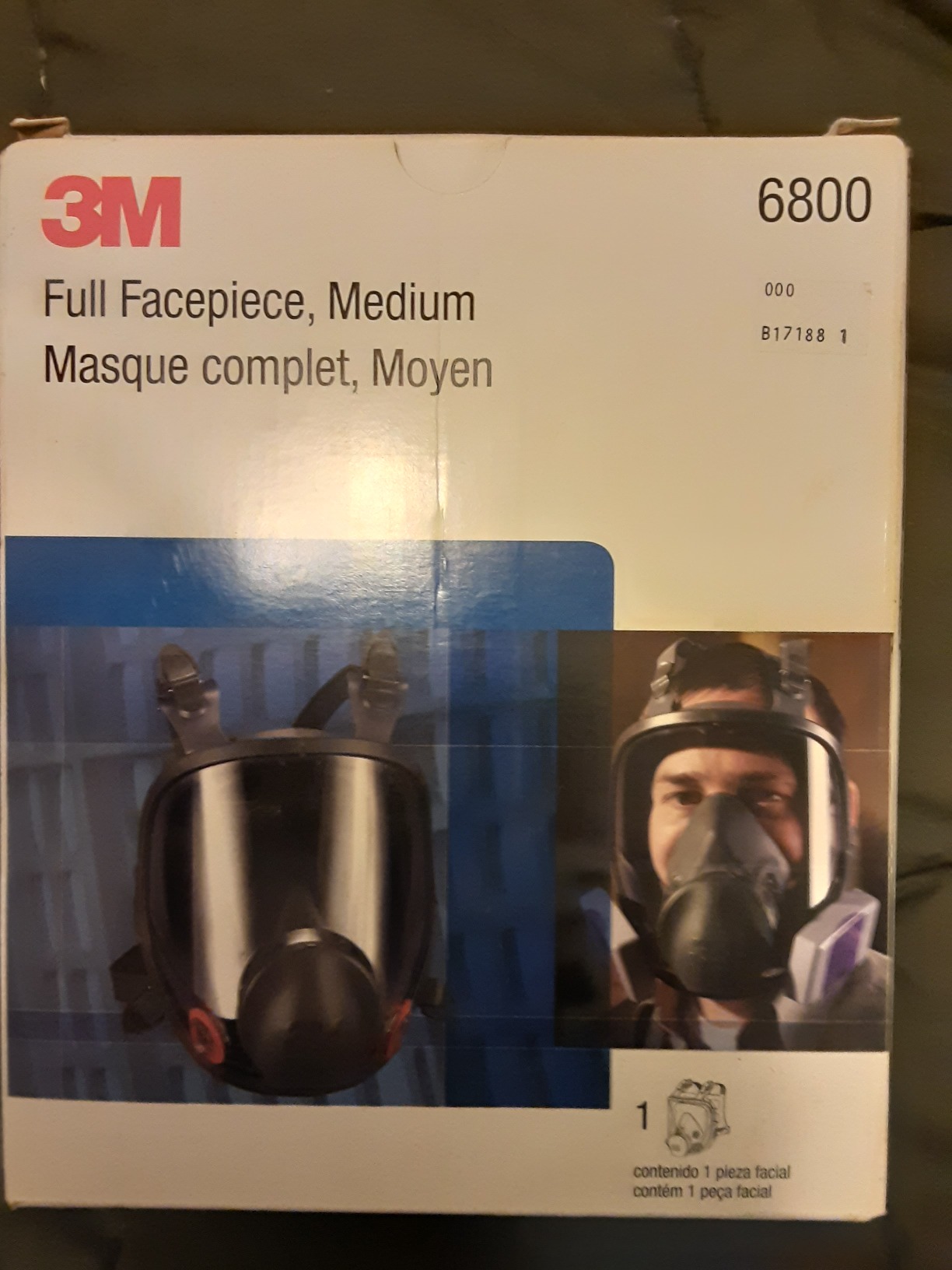 3M Full Facepiece Reusable Respirator 6800 Medium customer photo 2