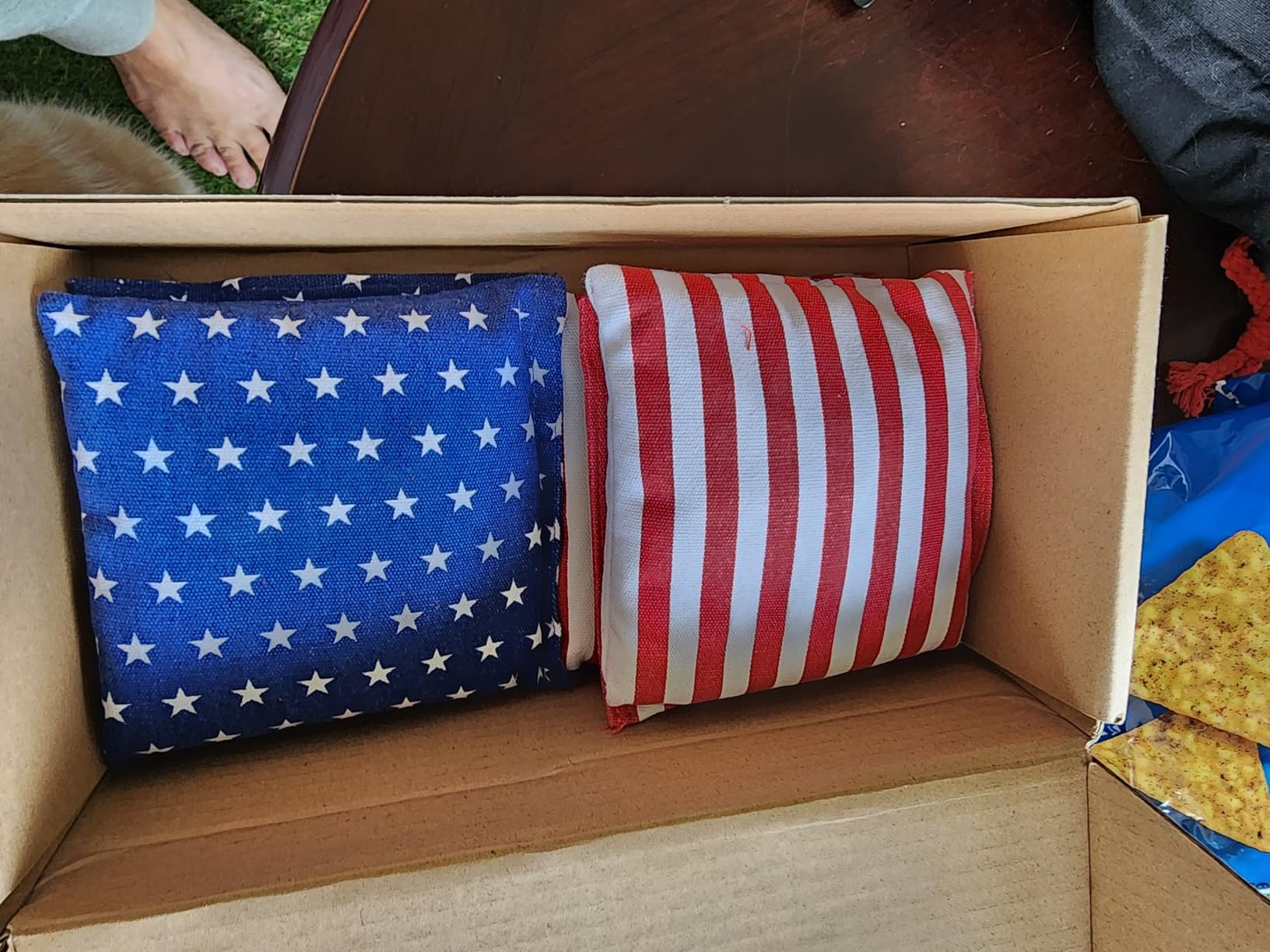 GoSports Official Regulation Cornhole Bean Bags Set of 8 - for Competitive Cornhole Games - All Weather customer photo 2