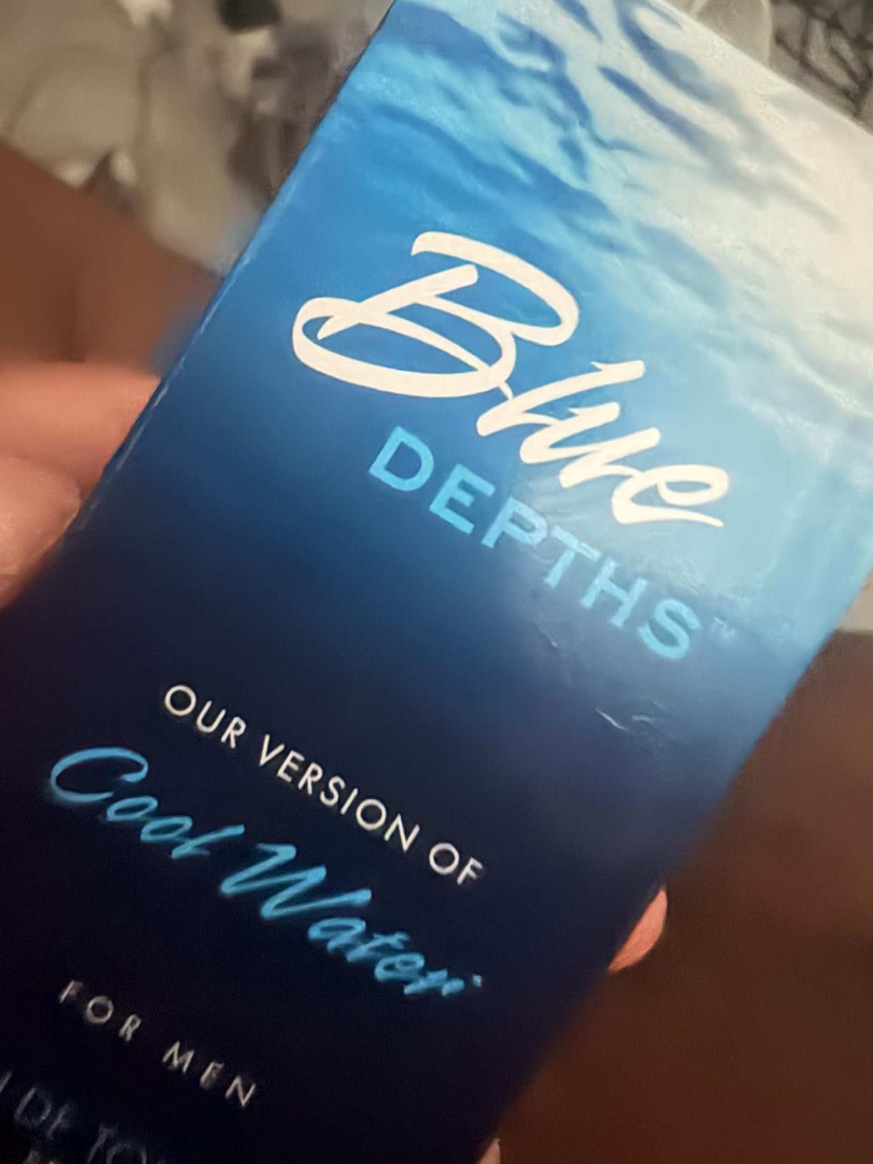 PB ParfumsBelcam Blue Depths Eau de Toilette Fragrance Spray - 3.4 Fl Oz. Fresh Aquatic Cologne for Men with Crisp Citrus, Warm Musk & Amber Scent, Crafted with Premium Oils for Day & Night Use customer photo 1
