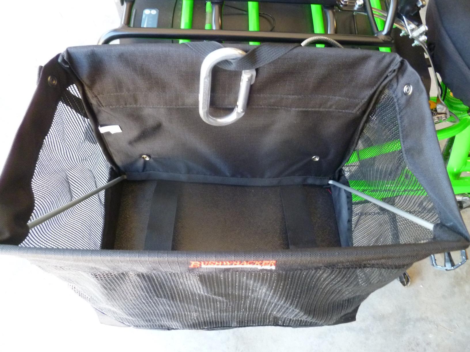 Bushwhacker Omaha Bicycle Grocery Panniers - Foldable Bike Rack Bags & Basket for Groceries - Easy 3-Point Mounting System - Pair of Rear Bags for Shopping and Cycling Commuting customer photo 1