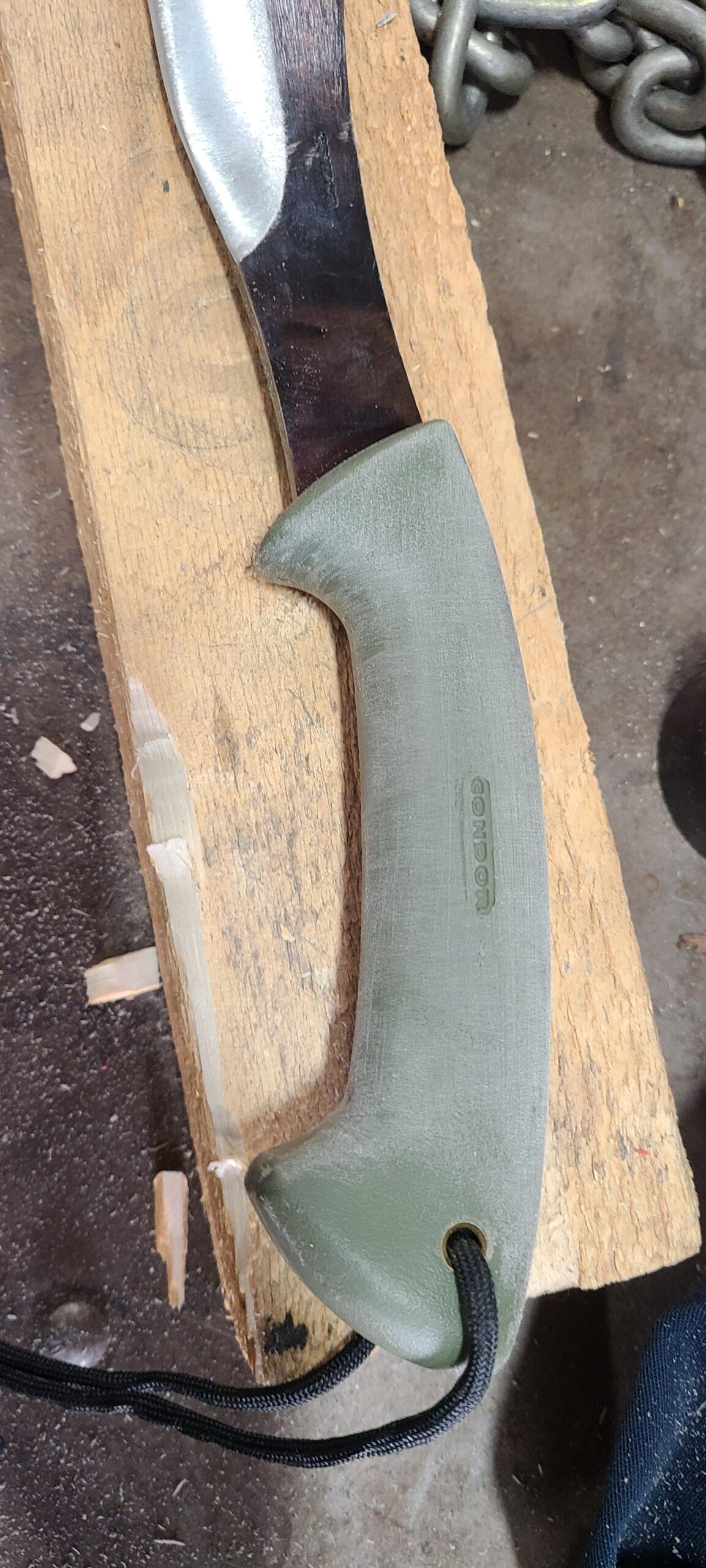 Condor Tool & Knife Bushcraft Parang Machete Knife - Heavy Duty Machete with Sheath - 1075 High Carbon Steel - High Impact Polypropylene Handle - Ballistic Nylon Sheath - 13in Blade - 22.9oz customer photo 2