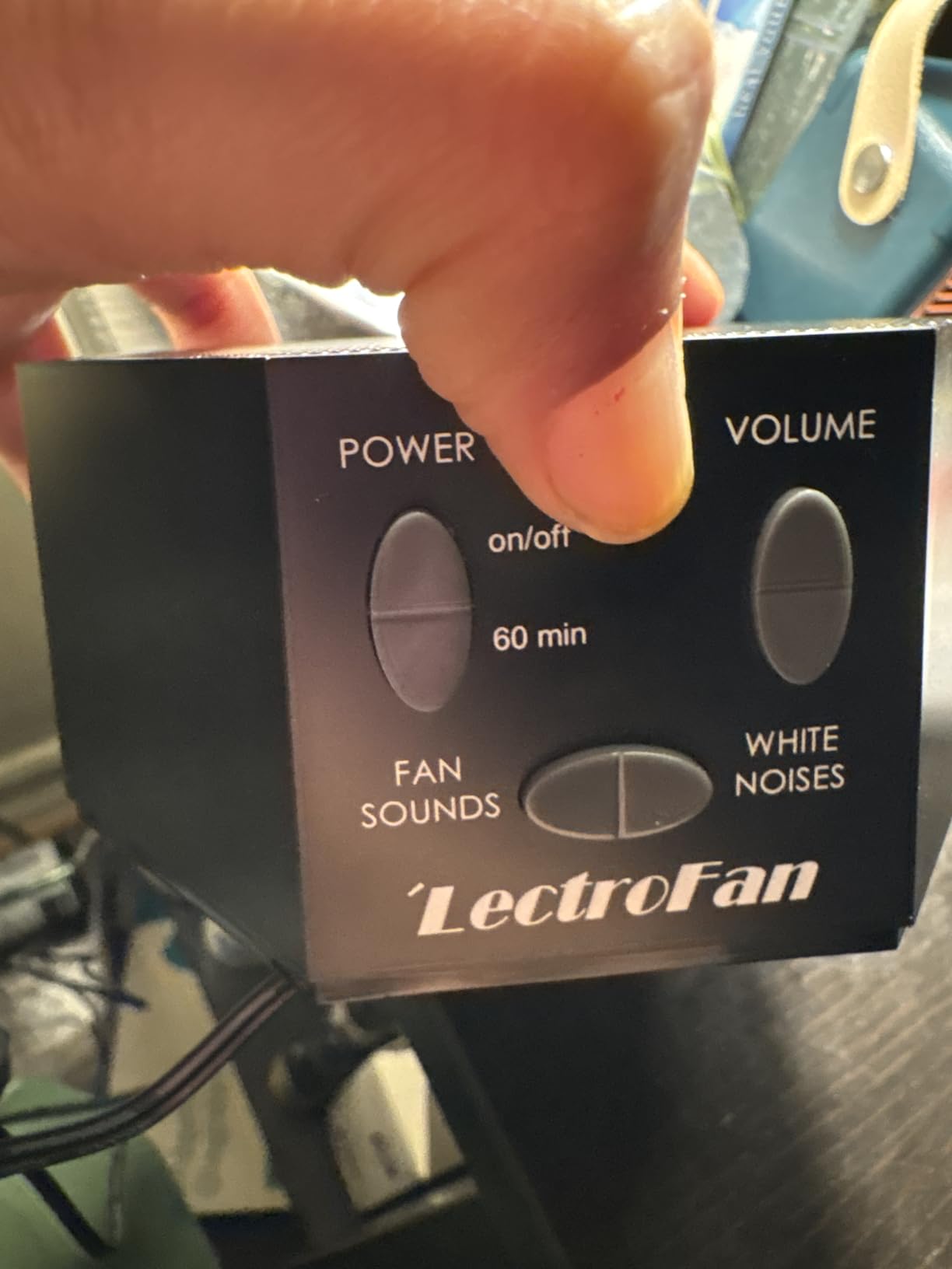 Adaptive Sound Technologies LectroFan Classic White Noise Machine - Compact Sleep Sound Machine for Bedroom, Travel, Study & More - 20 Non-Looping Fan & White Noise Variations customer photo 2