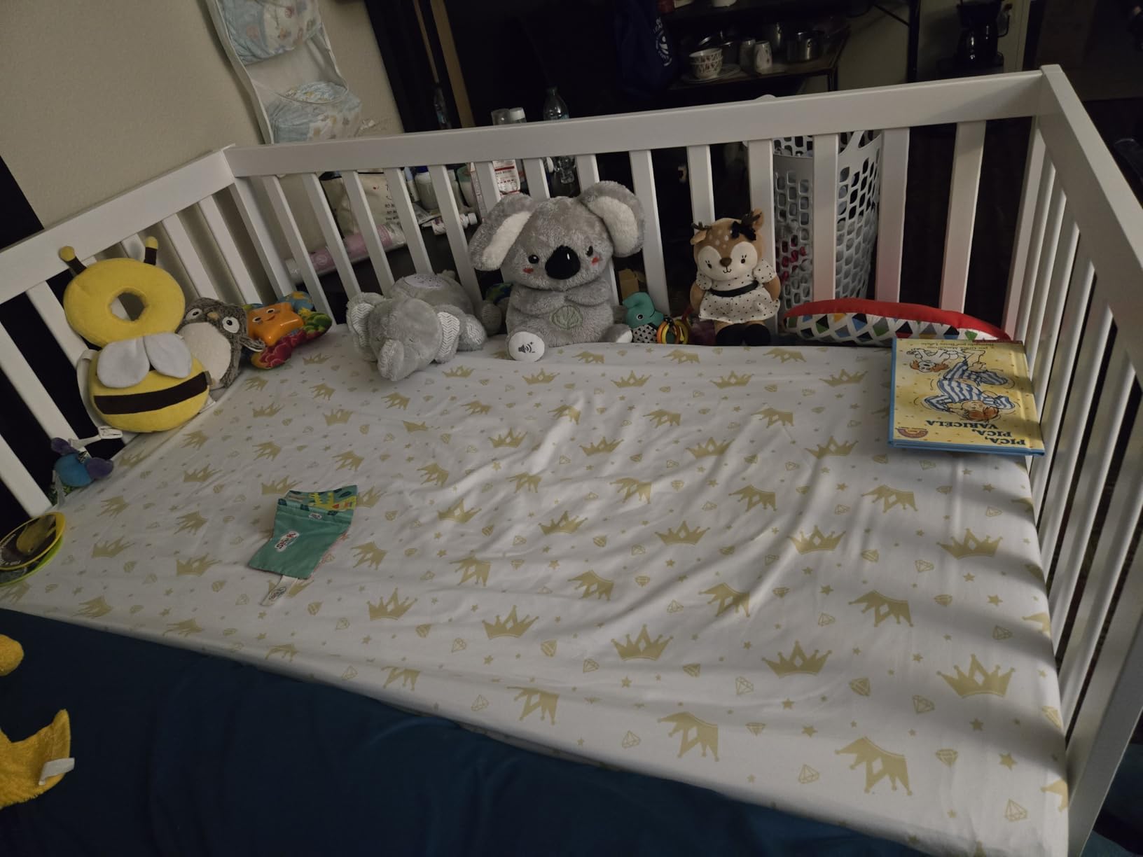 Dream On Me Synergy 5-in-1 Convertible Full-Size Baby Crib with Toddler, Day & Full Bed Conversion in White, GreenGuard Gold & BSA, 3 Mattress Heights, Sustainable Pinewood customer photo 2