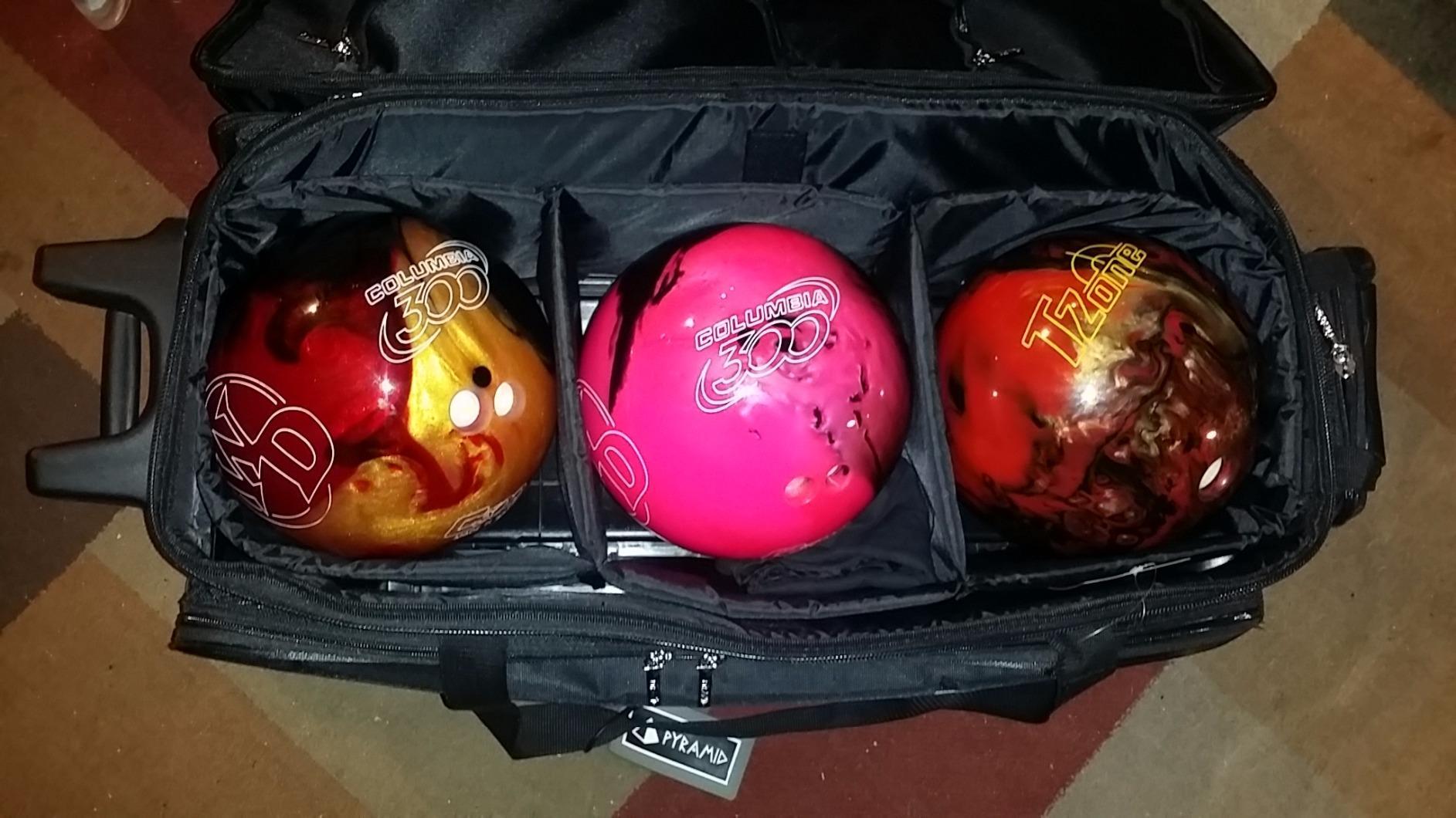 Pyramid Path Triple Premium Deluxe Roller Bowling Bag With Extra Large Separate Shoe Compartment customer photo 1