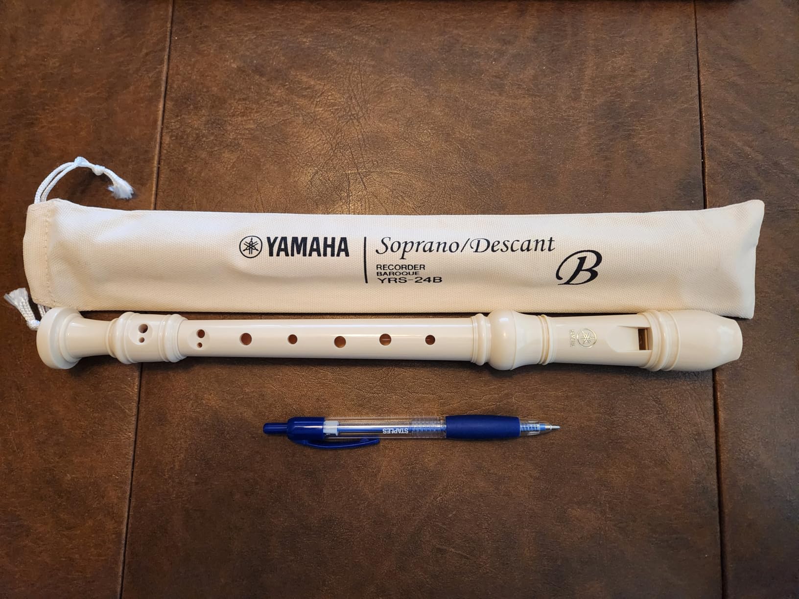 Yamaha YRS-24B Plastic Soprano Recorder, Natural customer photo 1