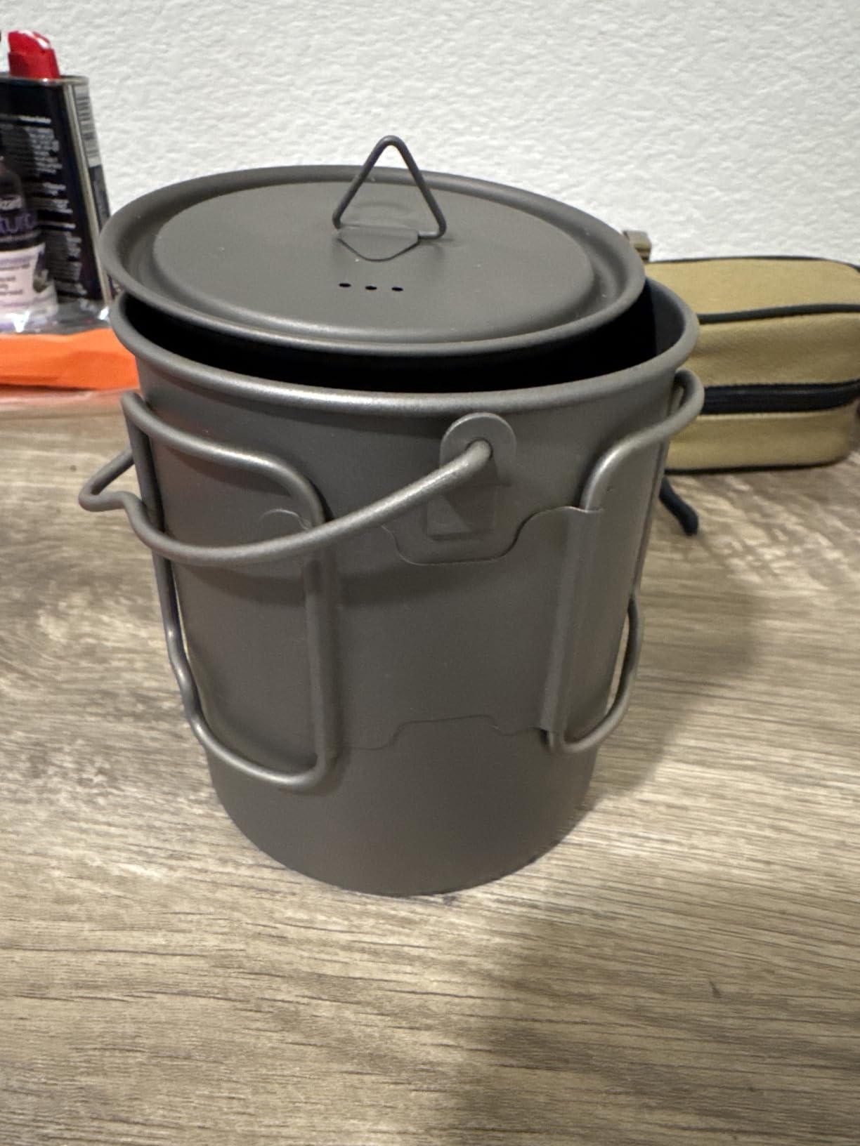 TOAKS Titanium 750ml Pot with Bail Handle for Ultralight Camping, Backpacking Cookware and Mug customer photo 2