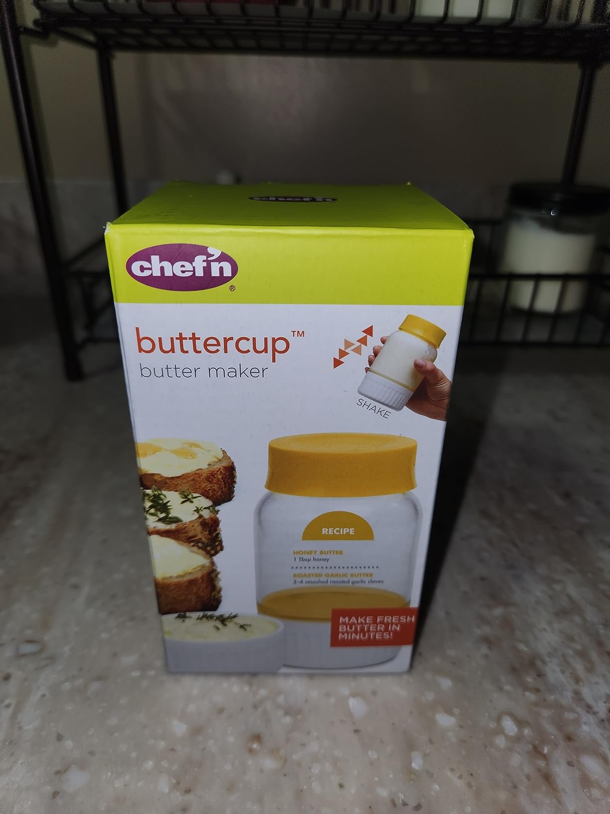Chef'n 102-567-017 Buttercup Butter Maker, One Size, Lemon/Meringue customer photo 2