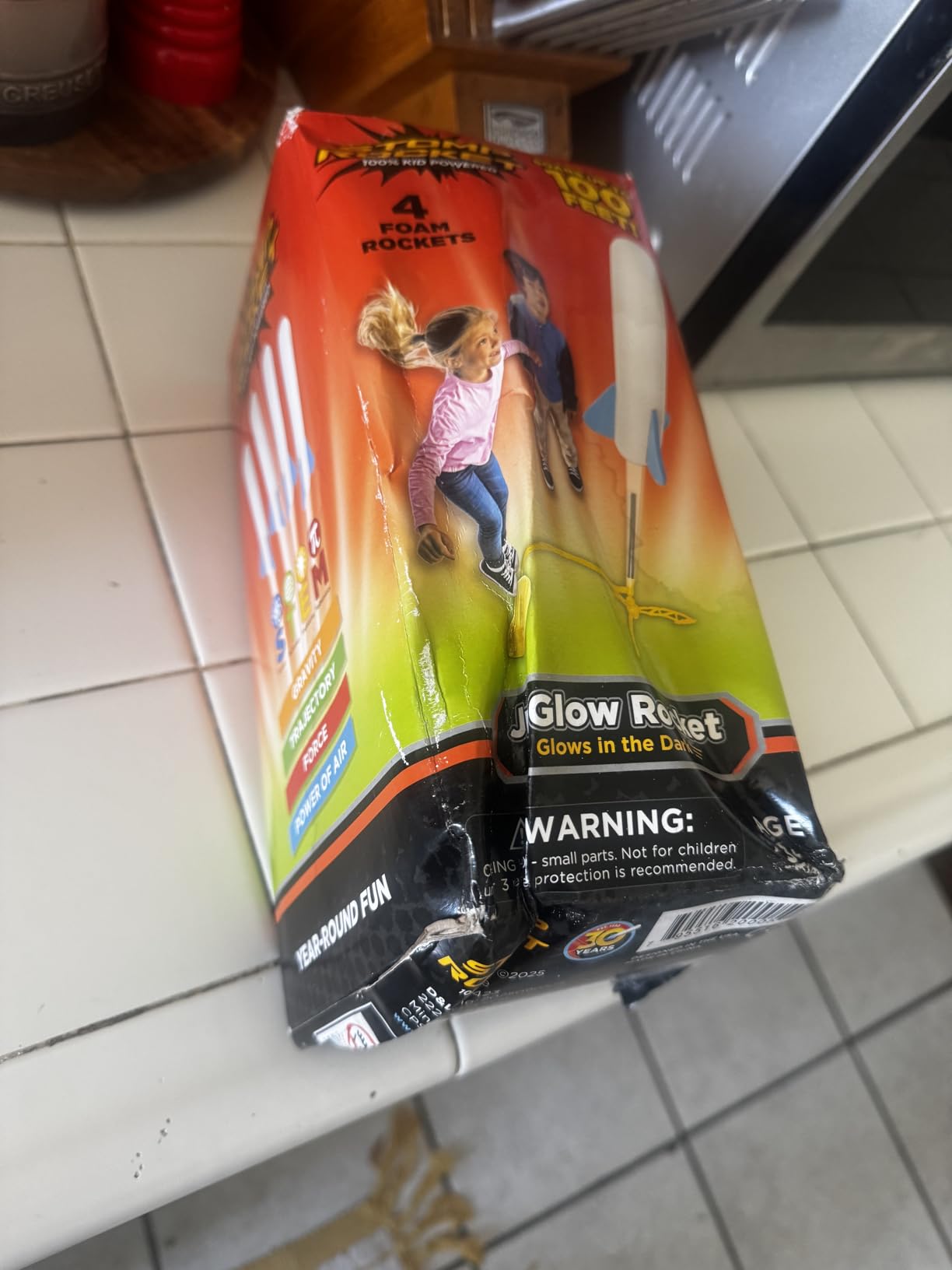 Stomp Rocket Jr Multi-Color Rocket Launcher for Kids, 8 Rockets - Fun Outdoor Kids Gifts for Boys & Girls - STEM Toy Foam Blaster Set Soars Up to 100 Feet - Ages 3 & Up customer photo 2