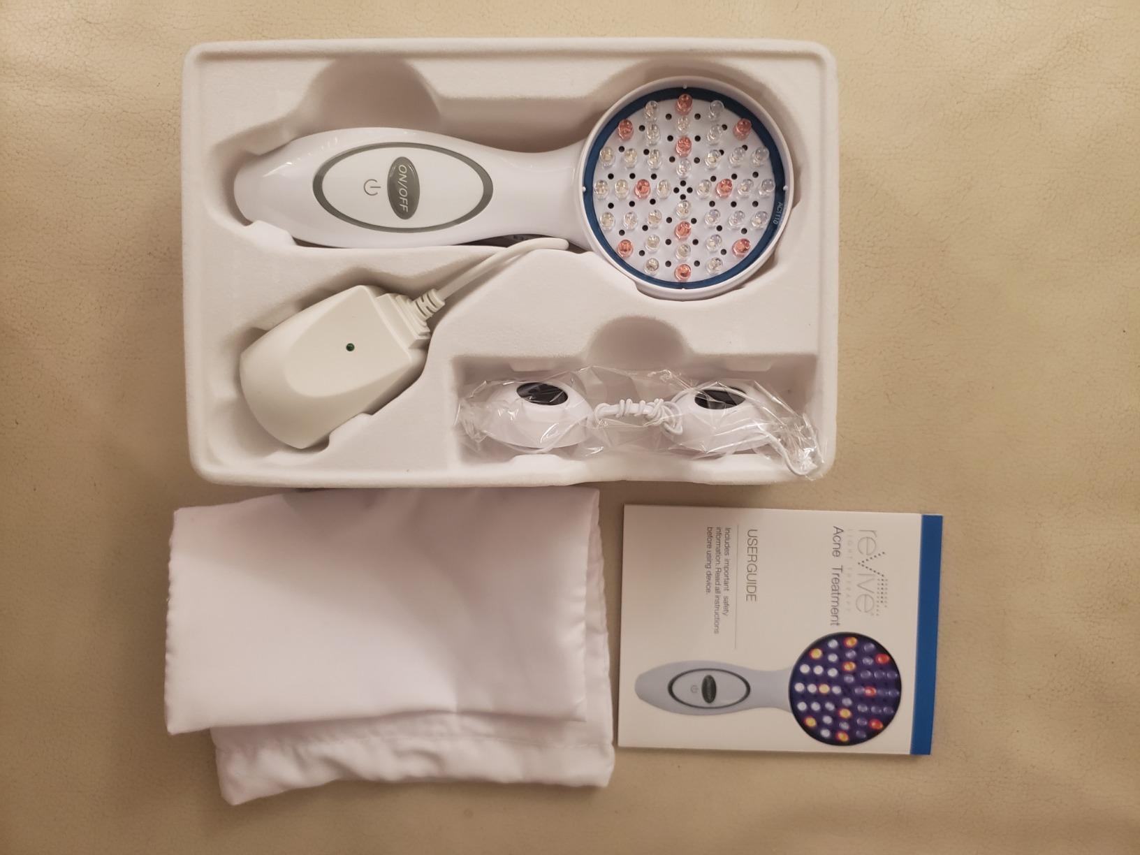 ReVive Clinical Acne Device, Red & Blue Light Wand for Breakouts, FDA-Cleared Acne Tools, 3-Minute Face Tools for Skincare, Plug-In Design customer photo 1