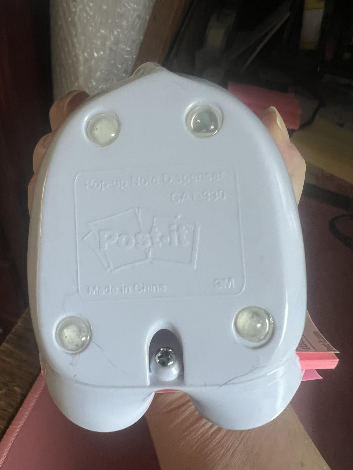 Post-it Pop-up Note Dispenser Cat Design 3x3 in 1 Dispenser/Pack (CAT-330 White) customer photo 1