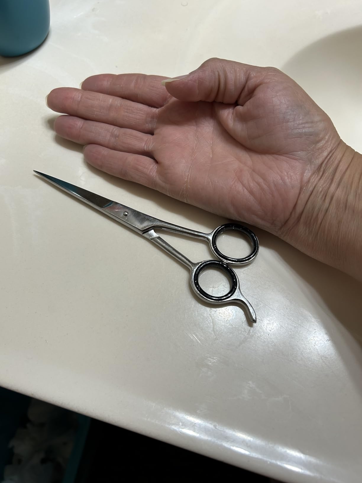 Equinox Professional Razor Edge Series Barber Hair Cutting Scissors - Japanese Stainless Steel Salon Scissors - 6.5 Overall Length - Fine Adjustment Tension Screw - Premium Shears for Hair Cutting customer photo 2