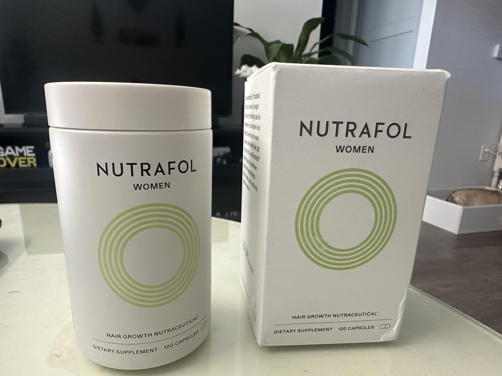 Nutrafol Women's Hair Growth Supplements, Ages 18-44, Clinically Proven for Visibly Thicker and Stronger Hair, Dermatologist Recommended - 1 Month Supply customer photo 2