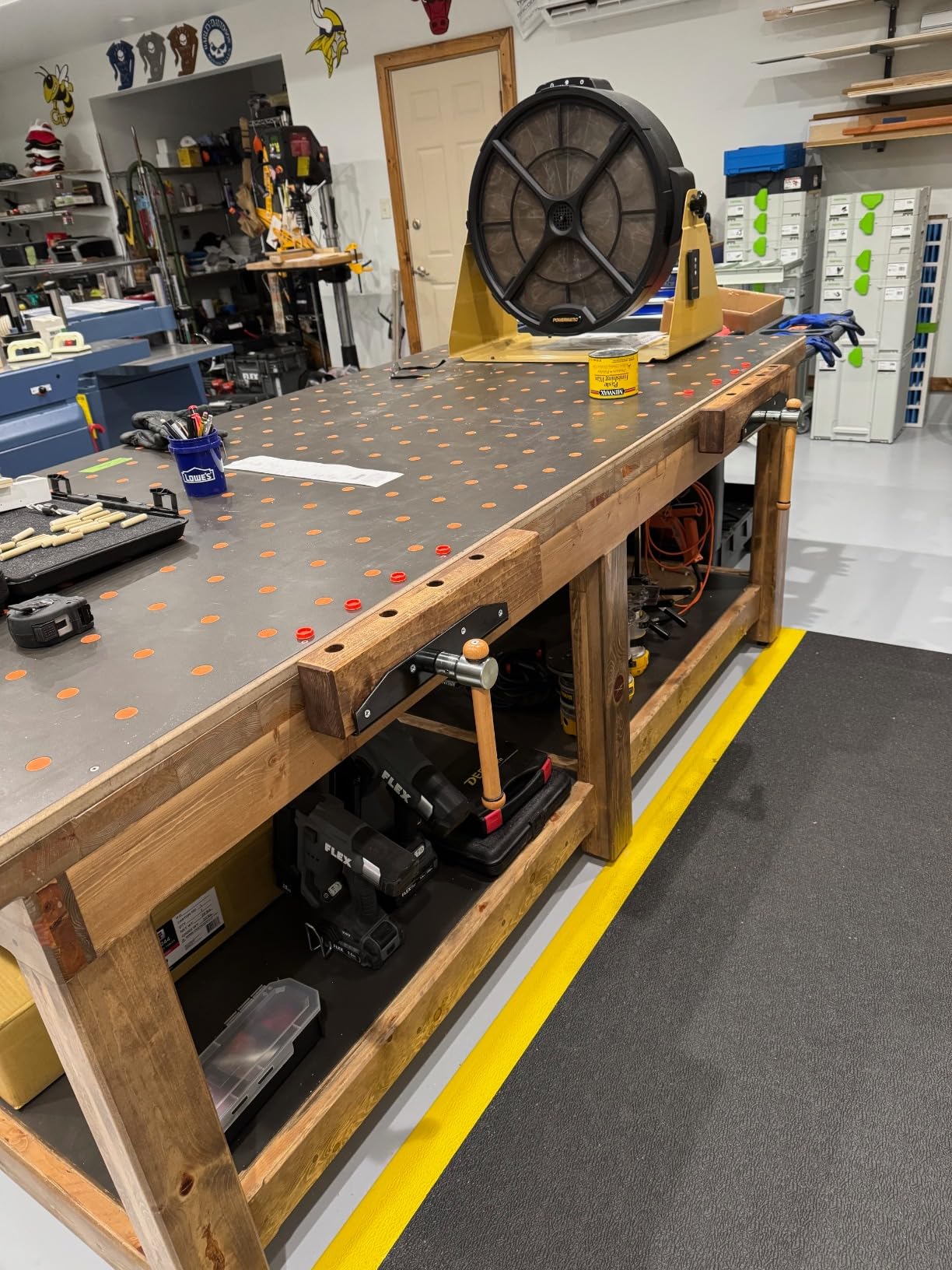 Sjöbergs Woodworking Vise for Custom Benchtops, High-Strength Alloy Steel, Acme Thread and Overbuilt Construction to Avoid Racking, Rock-Solid Smooth Adjustable Clamping, SJO-33302 customer photo 2